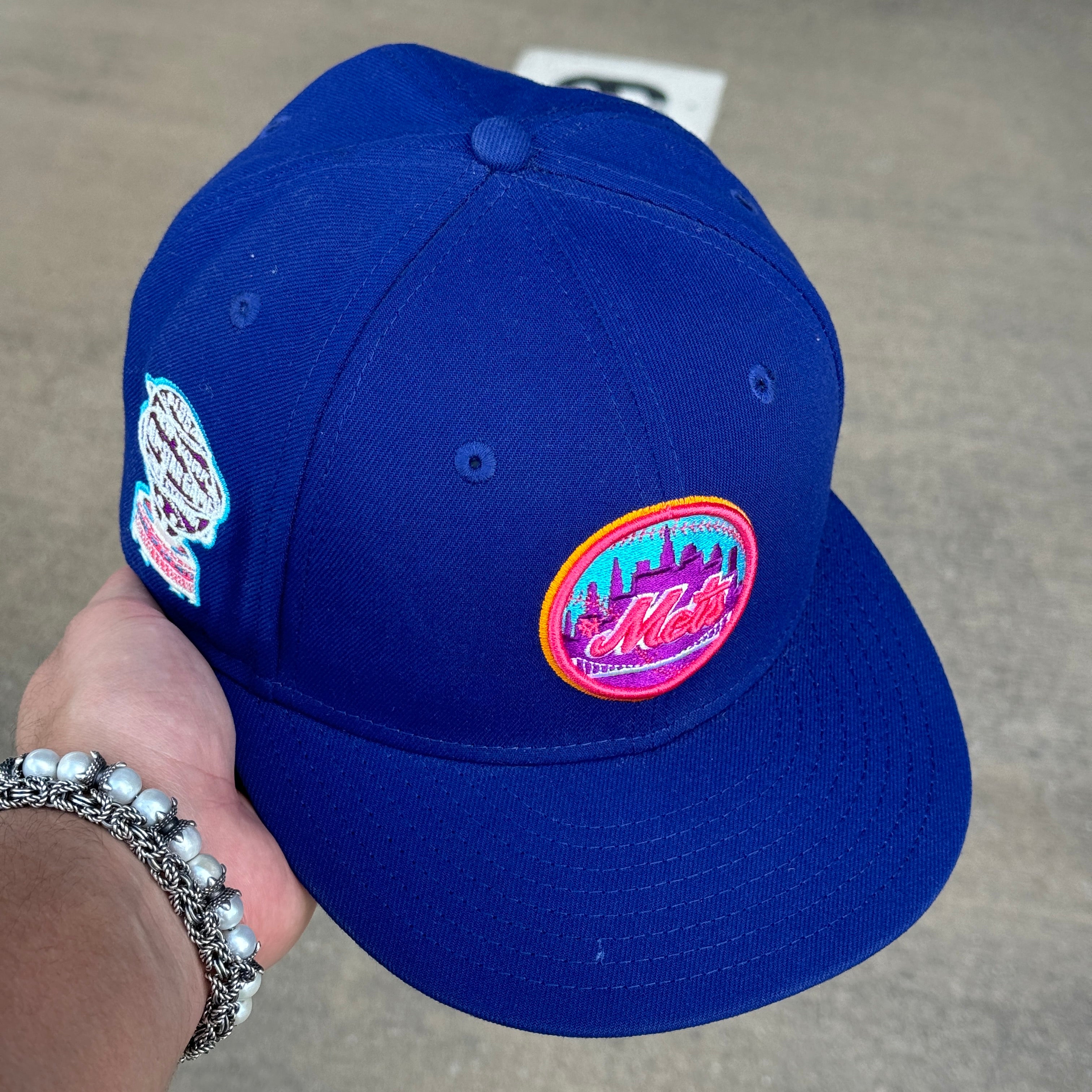 USED 1/4 Blue New York Mets 1964 All Star Game 59fifty New Era Fitted Hat Cap