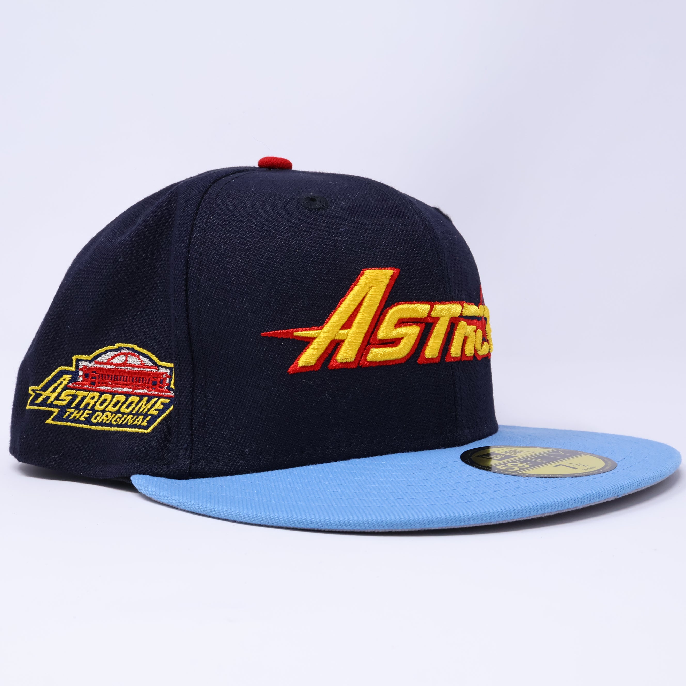 NWT 1/2 Navy Houston Astros The Astrodome 59fifty New Era Fitted Hat Cap