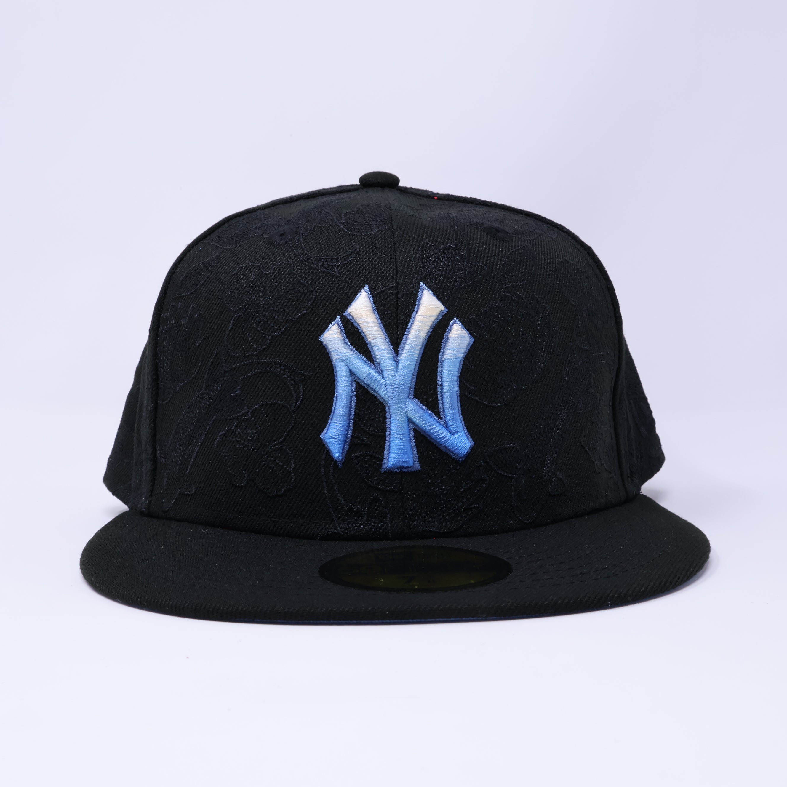 NWT Black New York Yankees Koi Pattern 59fifty New Era Fitted Hat Cap
