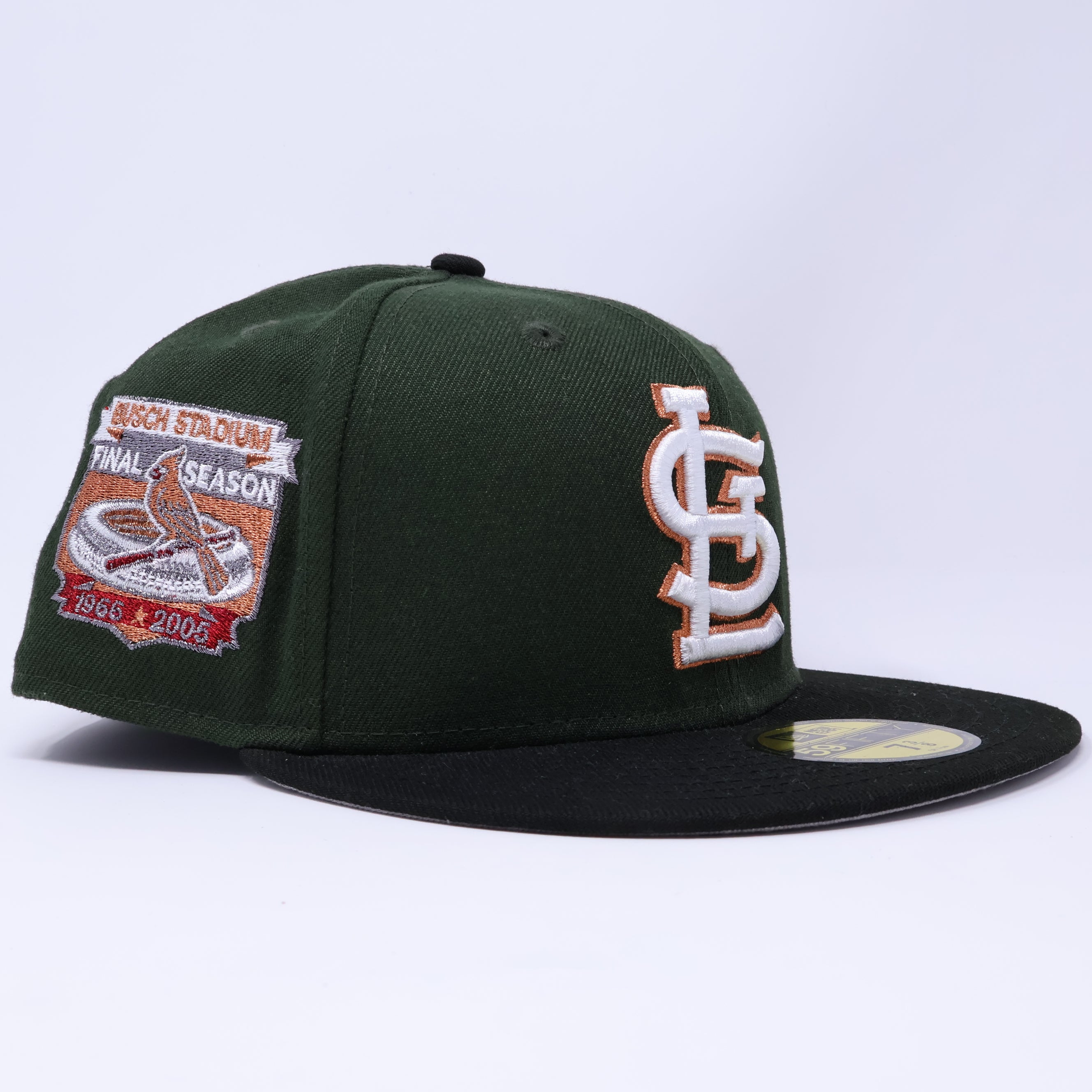 NWT 3/8 Green St. Louis Cardinals Final Season 59fifty New Era Fitted Hat Cap