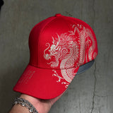 Y2K Dragon Hat Cap Streetwear Cyberpunk Asian Aesthetic Snapback Fashion Cap