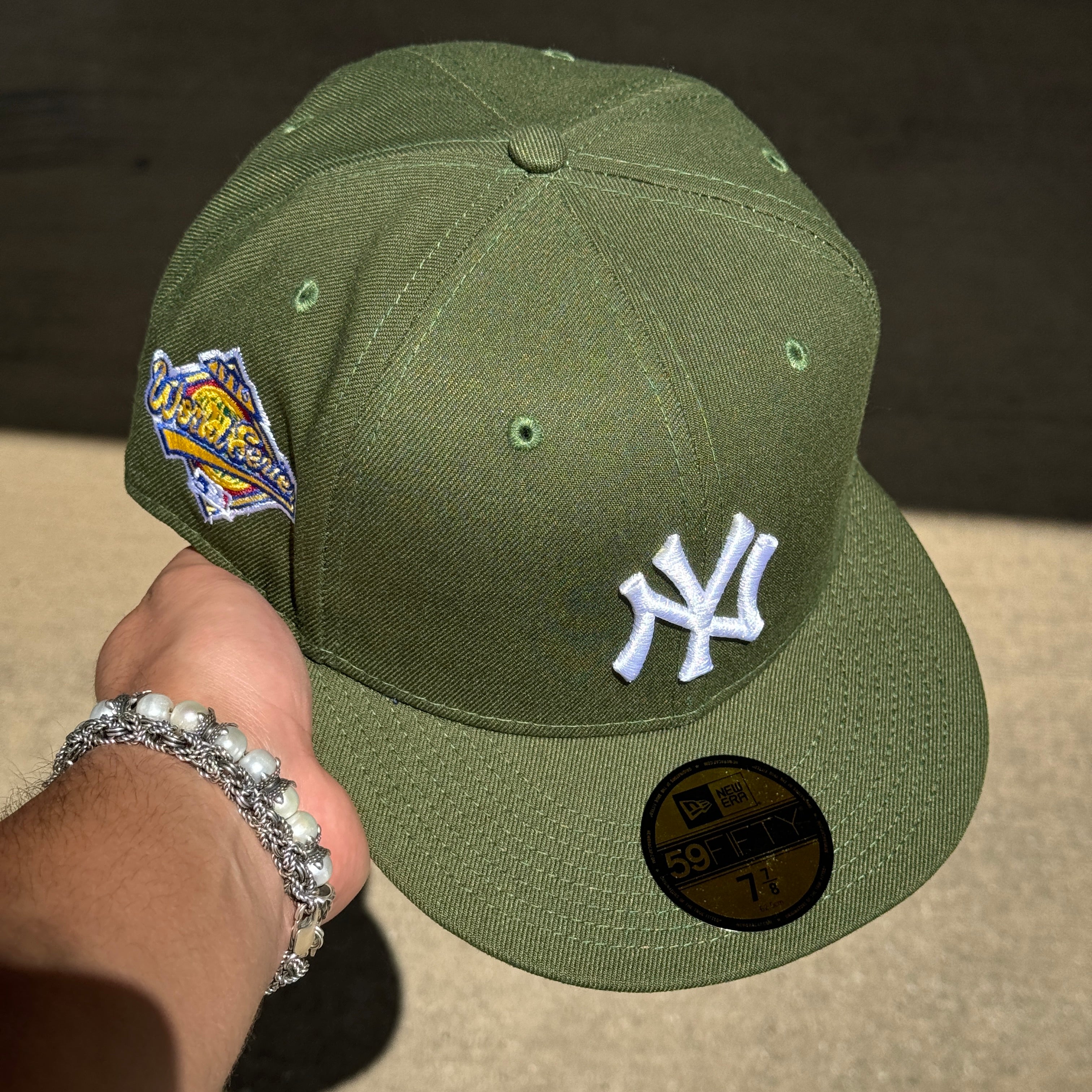 NEW Green New York Yankees 1996 World Series 59fifty New Era Fitted Hat Cap