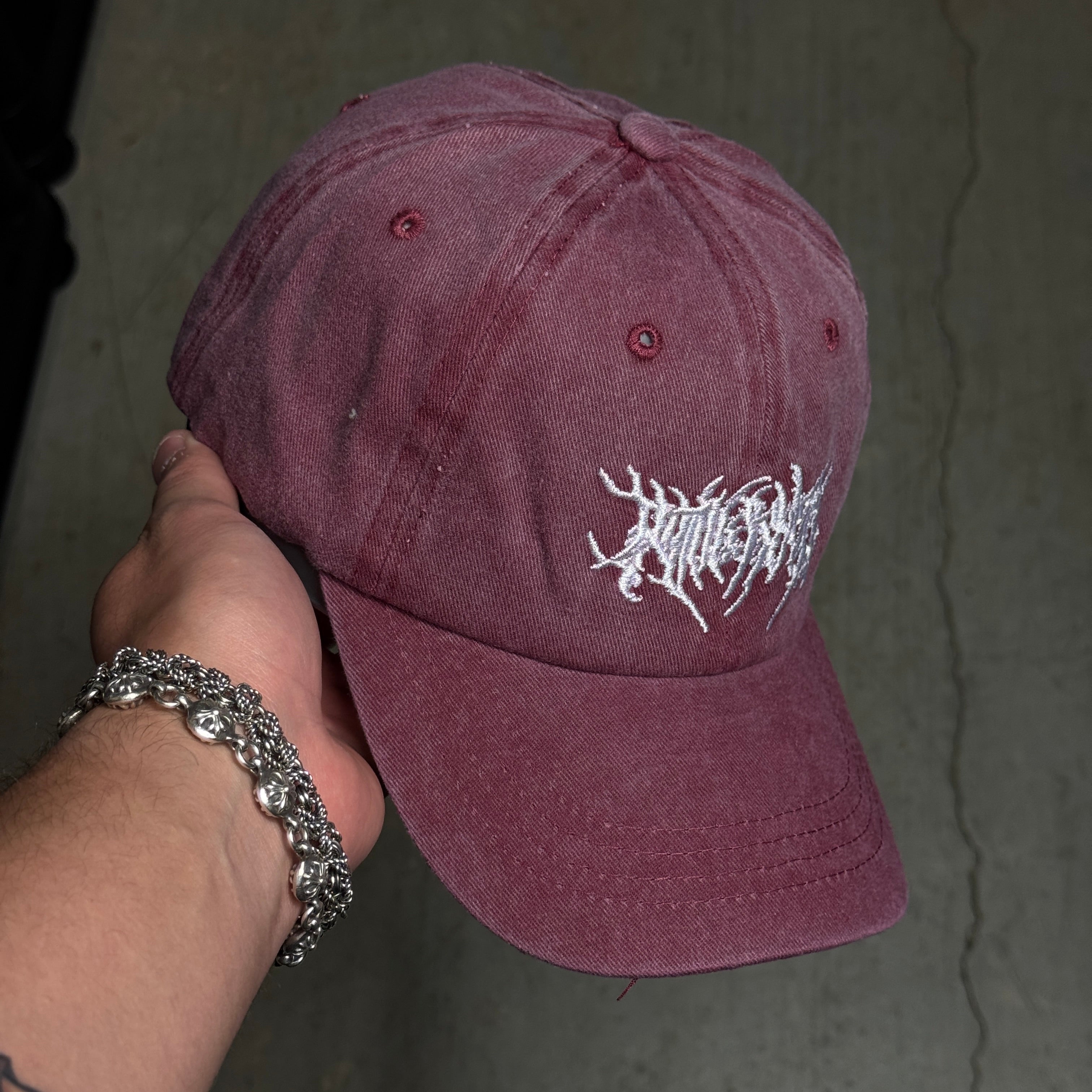 Death Metal "Scream" Hat Embroidered Dad Baseball Cap Adjustable Grunge Edgy