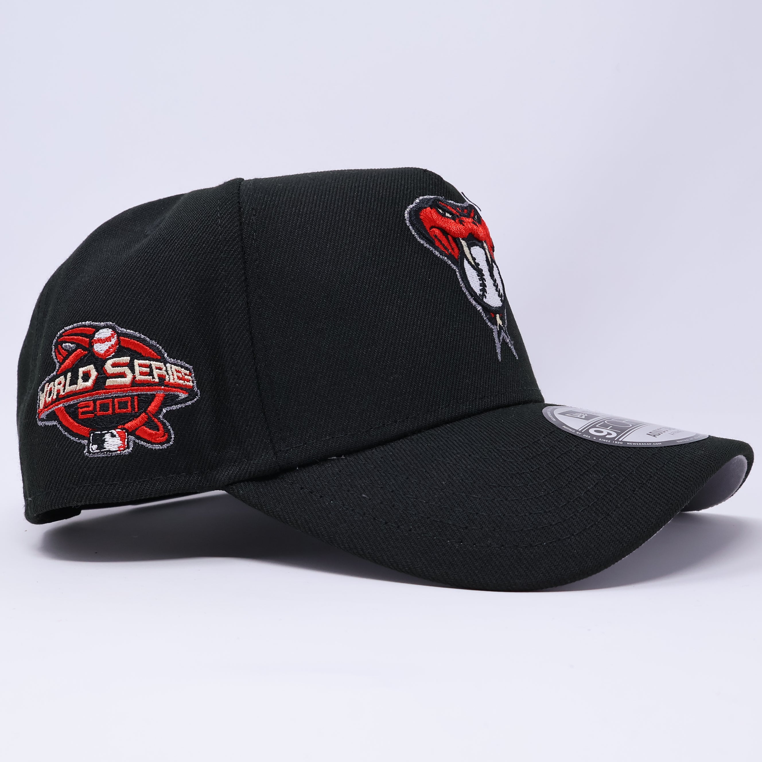 NWT Black Arizona Diamondbacks 2001 World Series 9Forty A-Frame New Era Adjustable Snapback Hat 5 Panel