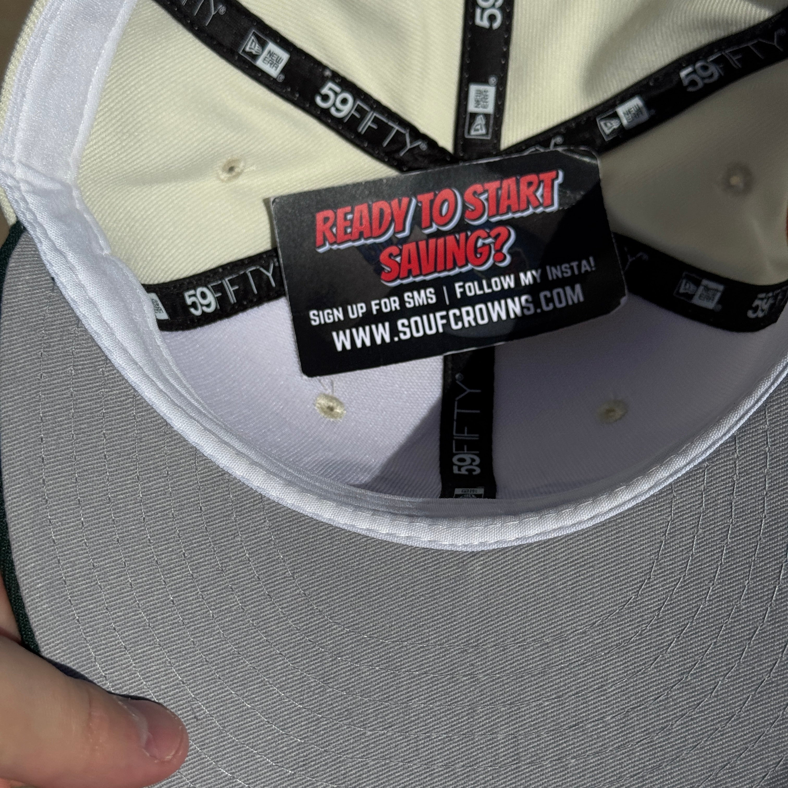 USED 1/8 Chrome Colorado Rockies 10th Anniversary 59fifty New Era Fitted Hat Cap