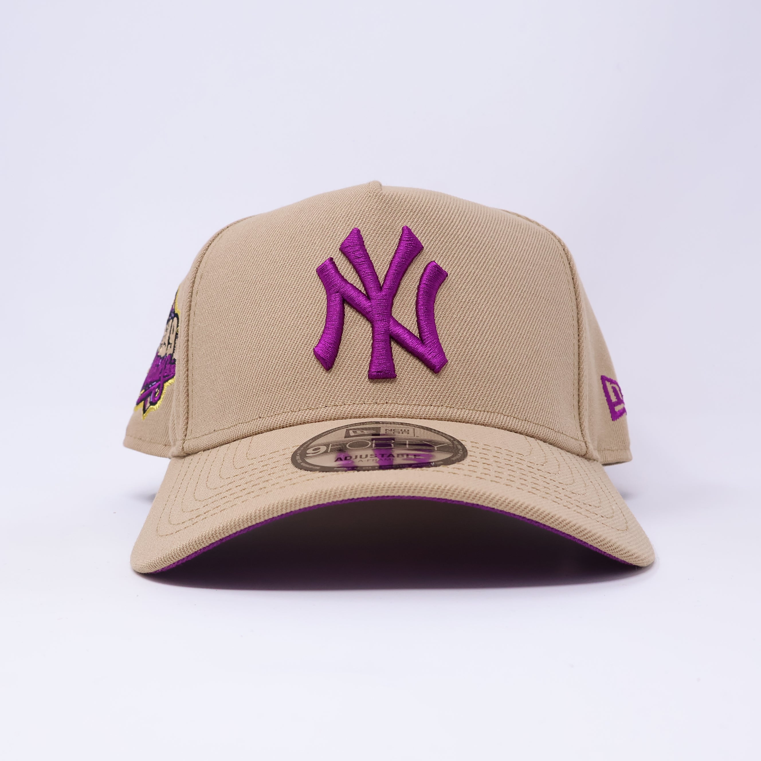 NWT Khaki New York Yankees 1999 World Series 9Forty A-Frame New Era Adjustable Snapback Hat 5 Panel