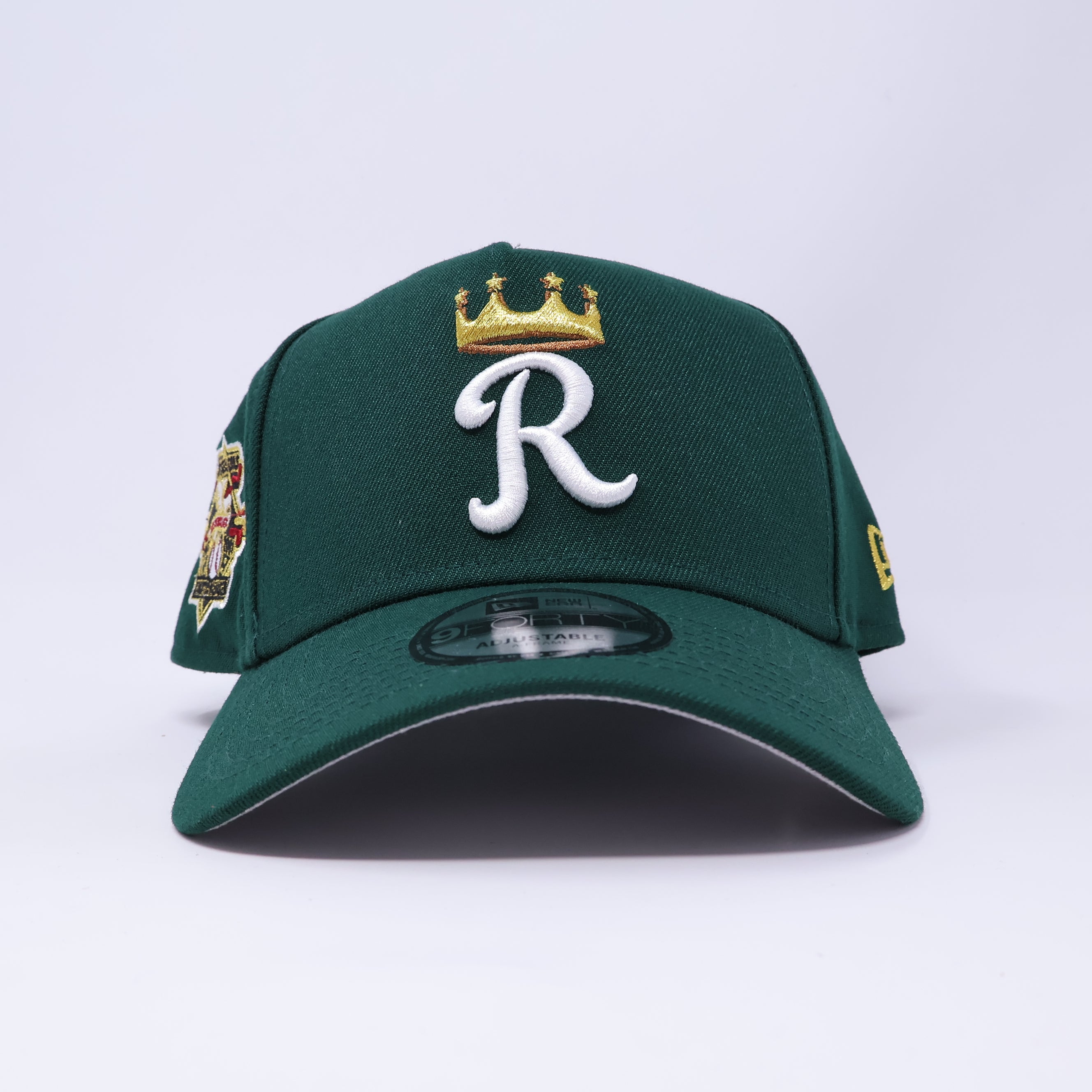 NWT Green Kansas City Royal 100 Seasons 9Forty A-Frame New Era Adjustable Snapback Hat 5 Panel