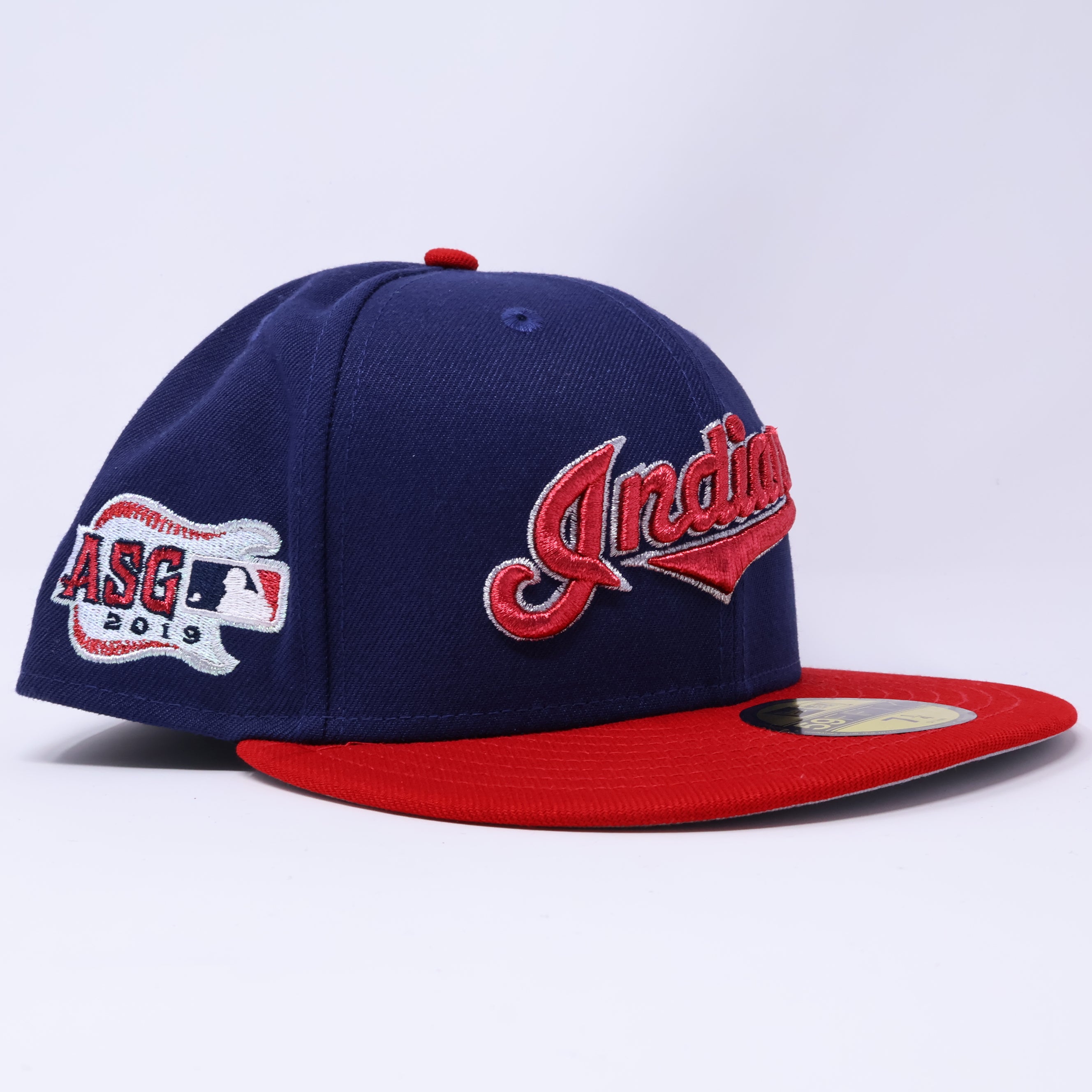 NWT 1/4 Navy Cleveland Indians 2019 All Star Game 59fifty New Era Fitted Hat Cap