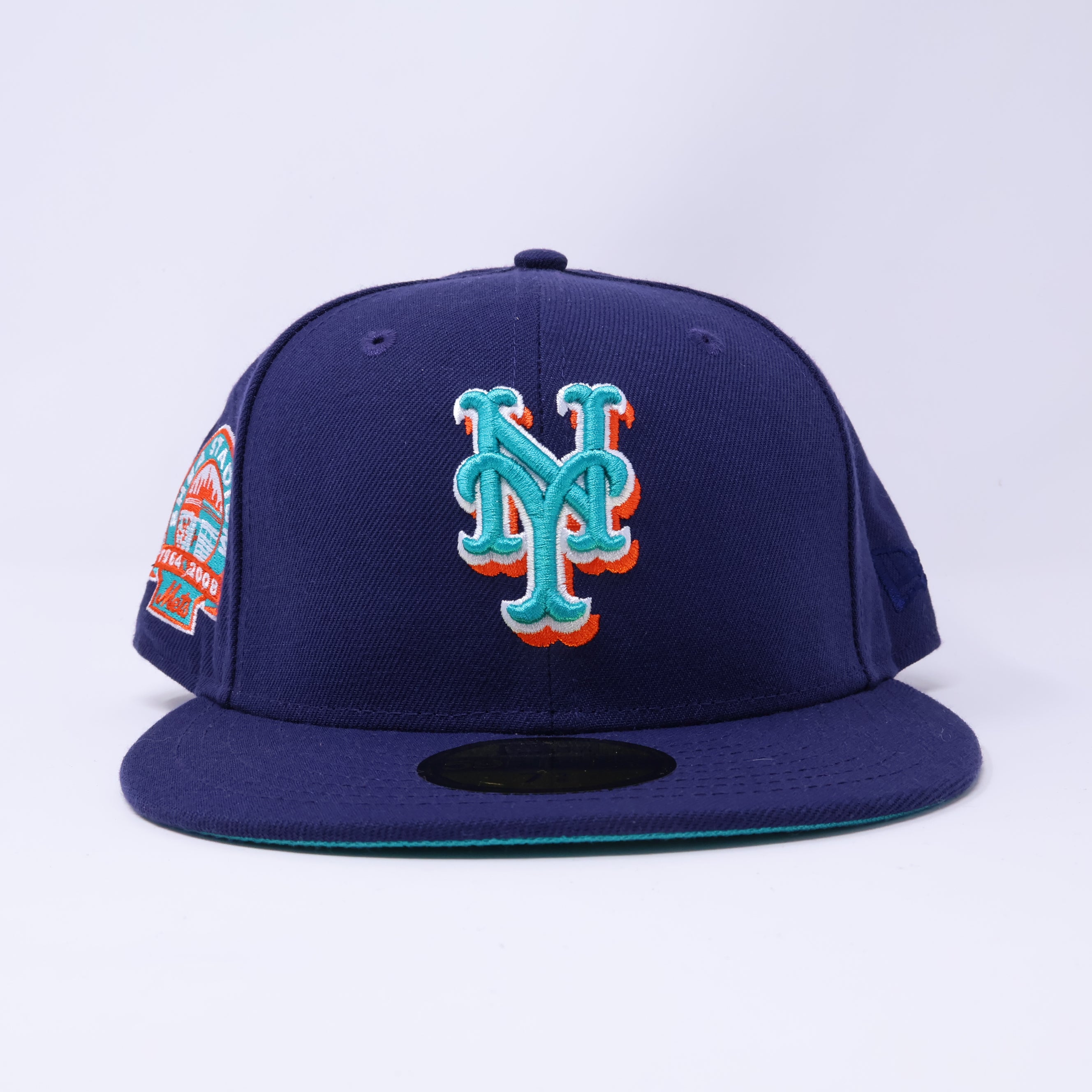 NWT 5/8 Navy New York Mets Shea Stadium 59fifty New Era Fitted Hat Cap