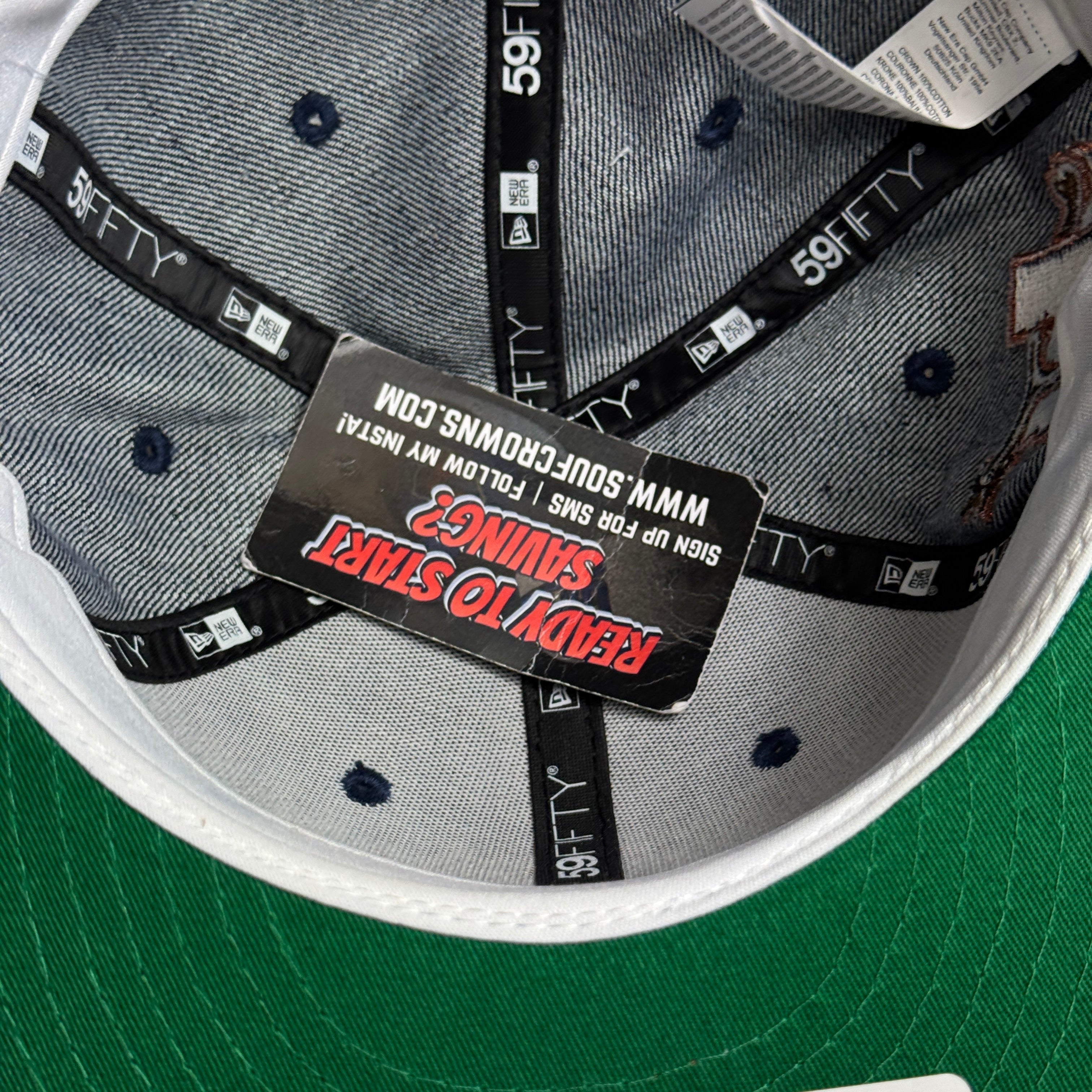 NWT Denim Dallas Texas Rangers City Connect 2023 59fifty New Era Fitted Cap
