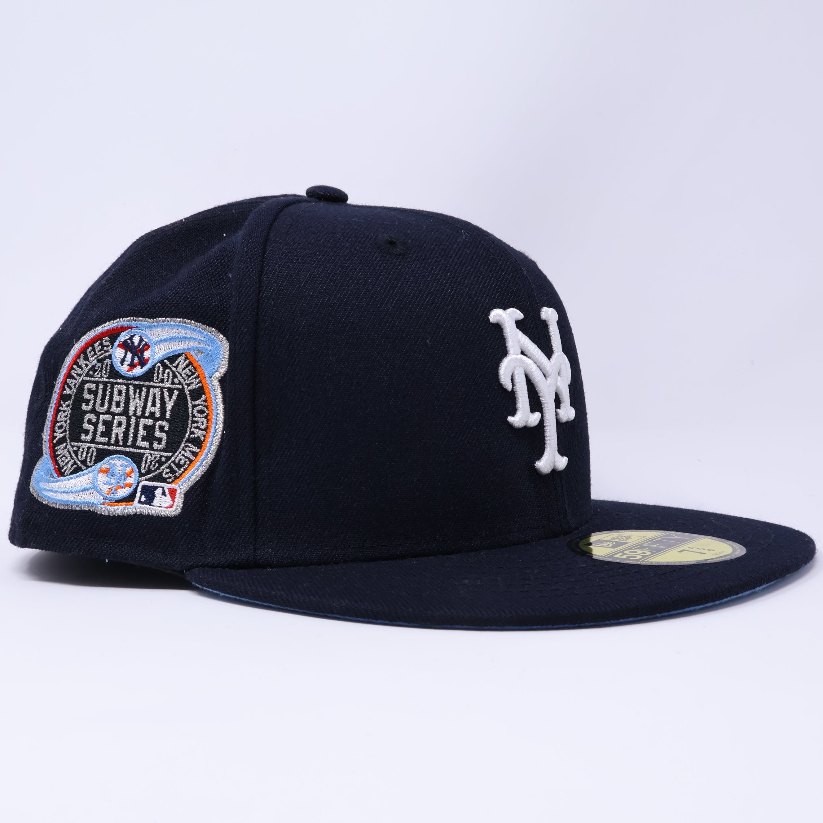NWT 5/8 Navy New York Mets Subway Series 59fifty New Era Fitted Hat Cap