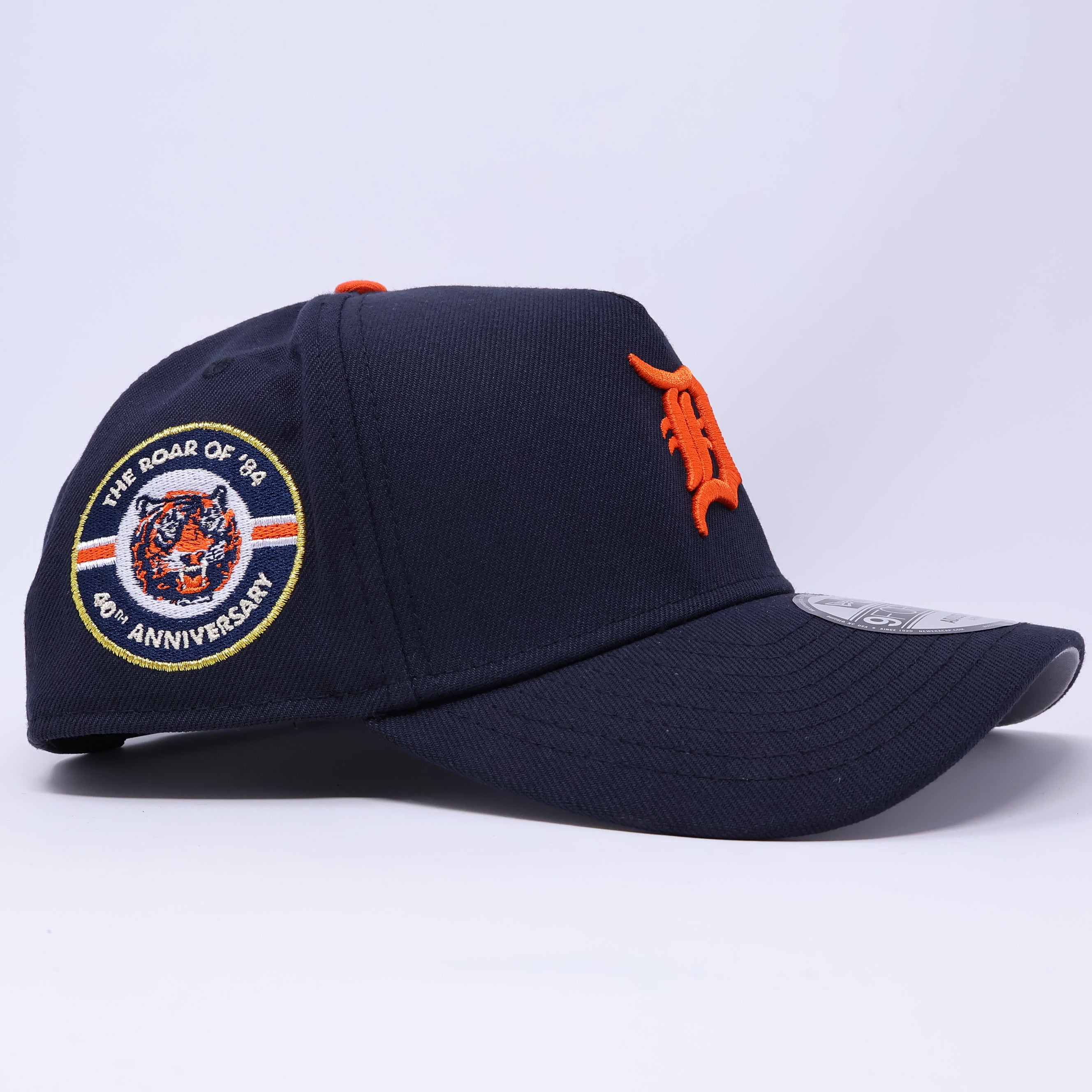 NWT Navy Detroit Tigers Roar of '84 2024 World Series 9Forty A-Frame New Era Adjustable Snapback Hat 5 Panel