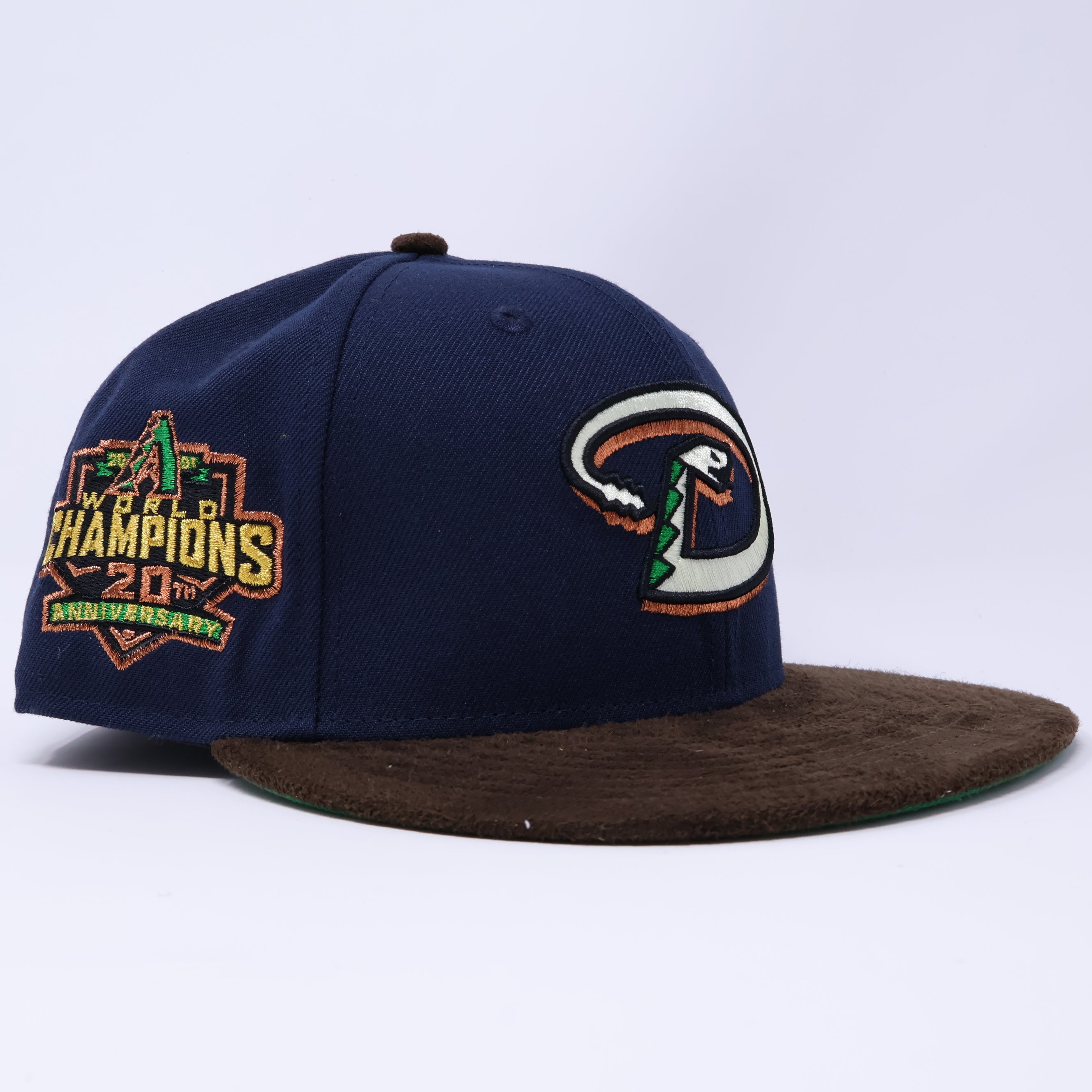 NWT 7 1/8 Navy Arizona Diamondbacks 20th Anniversary 59fifty New Era Fitted Hat Cap