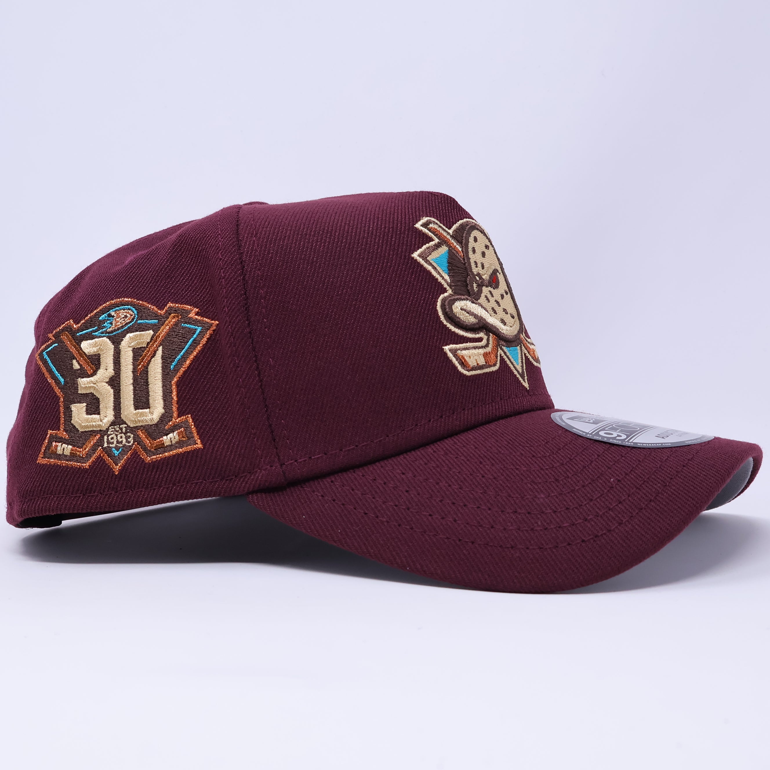 NWT Maroon Anaheim Ducks NHL 9Forty New Era Adjustable Snapback Hat 5 Panel