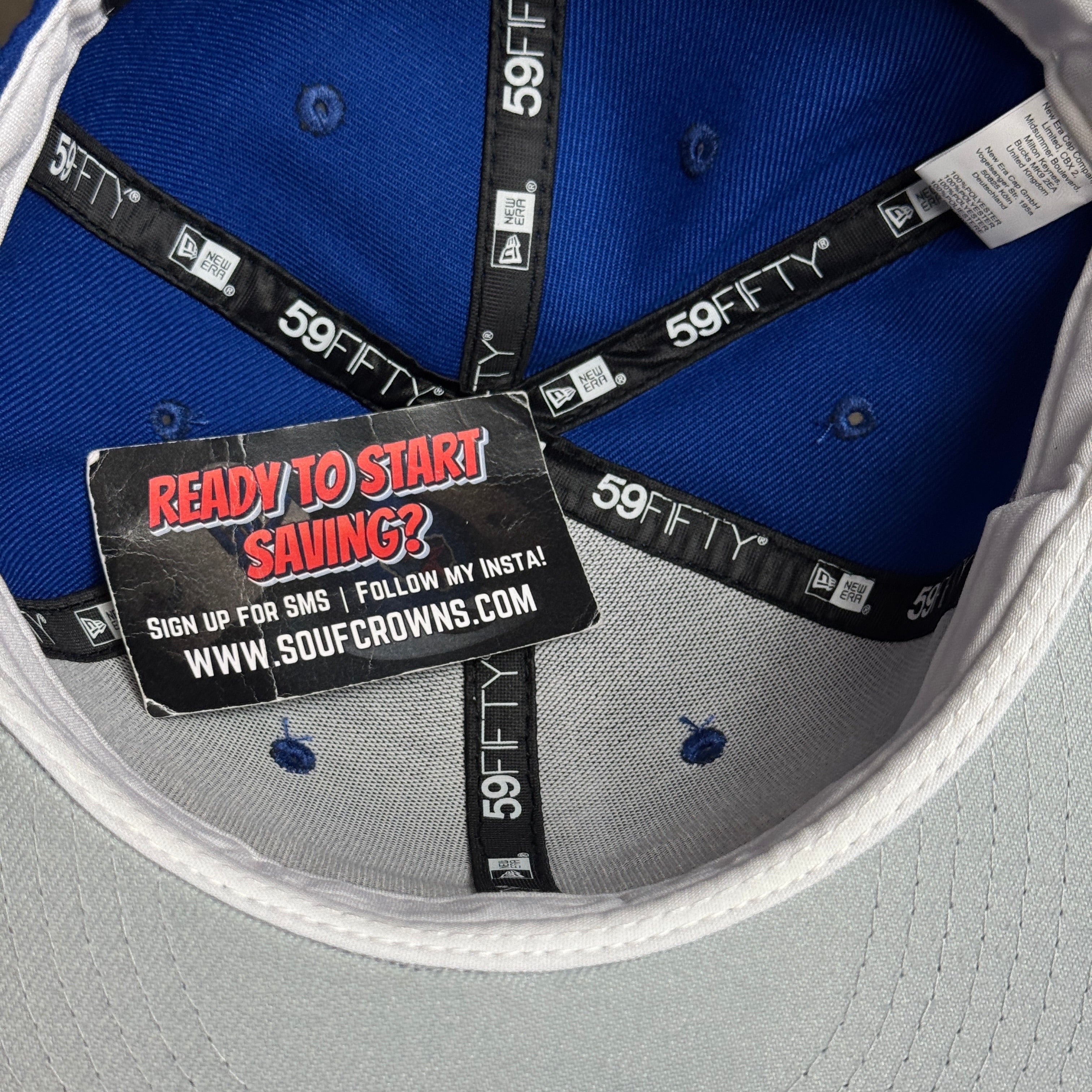 Blue Houston Astros Astrodome 8th MLB 59fifty New Era Fitted Cap Hat Sun