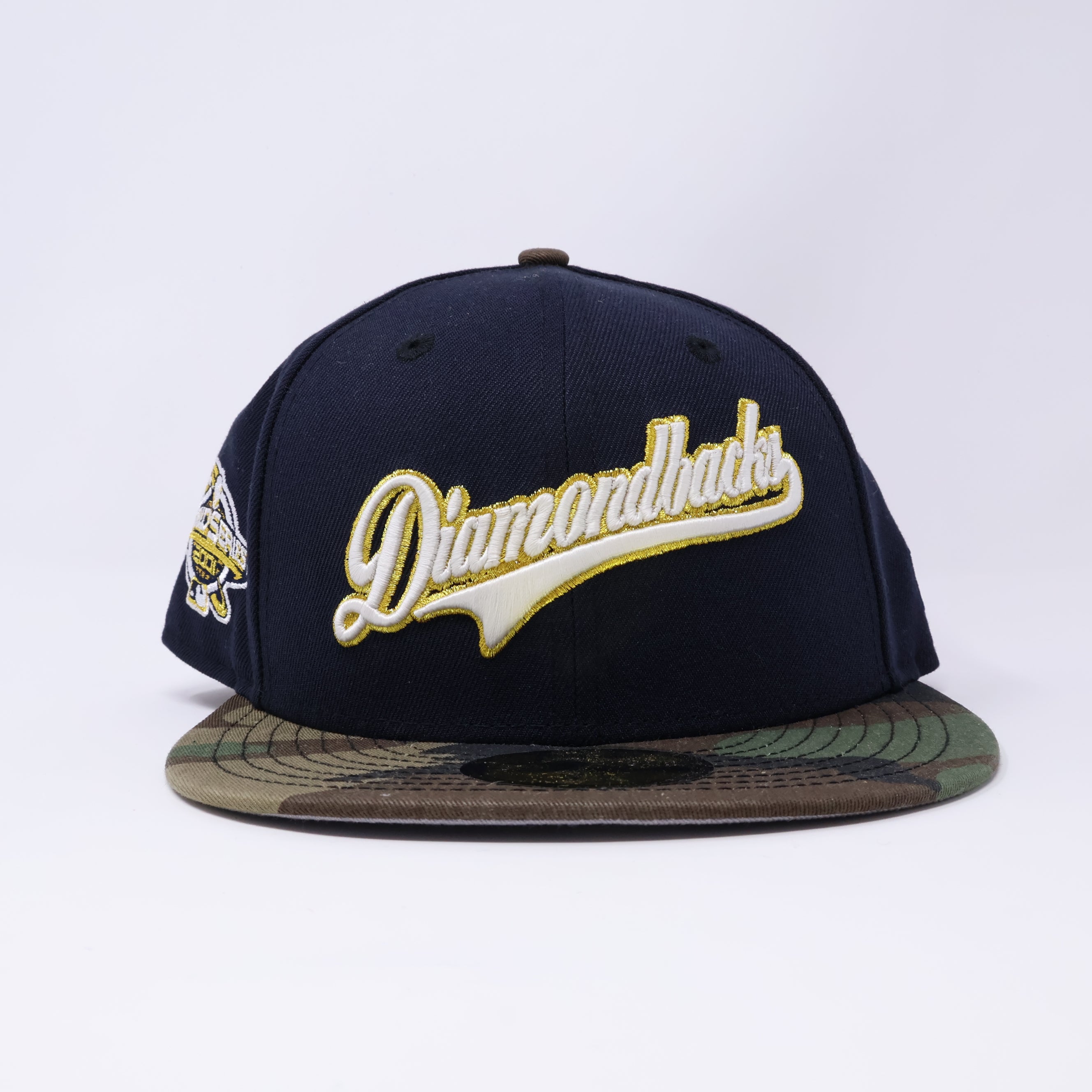 NWT 1/4 Navy Arizona Diamondbacks 2001 World Series 59fifty New Era Fitted Hat Cap