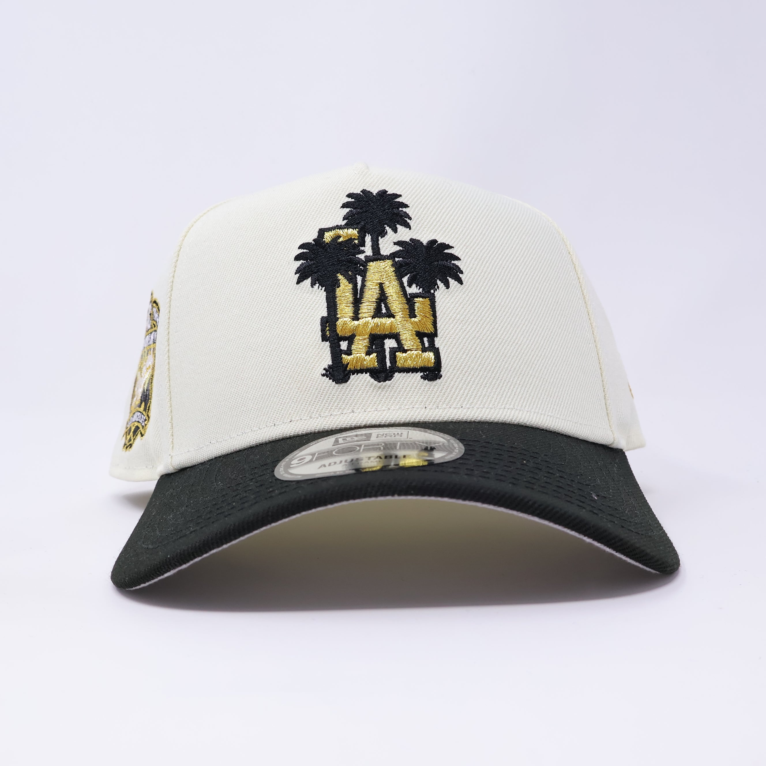 NWT Chrome Los Angeles Dodgers 40th Anniversary 9Forty A-Frame New Era Adjustable Snapback Hat 5 Panel