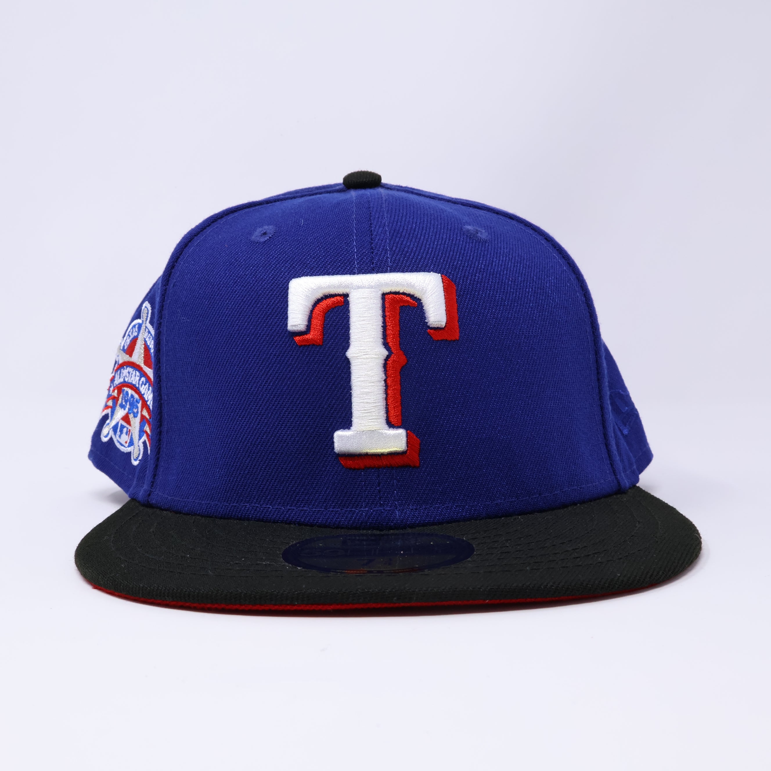 NWT 7 Blue Texas Rangers 1995 All Star Game 59fifty New Era Fitted Cap