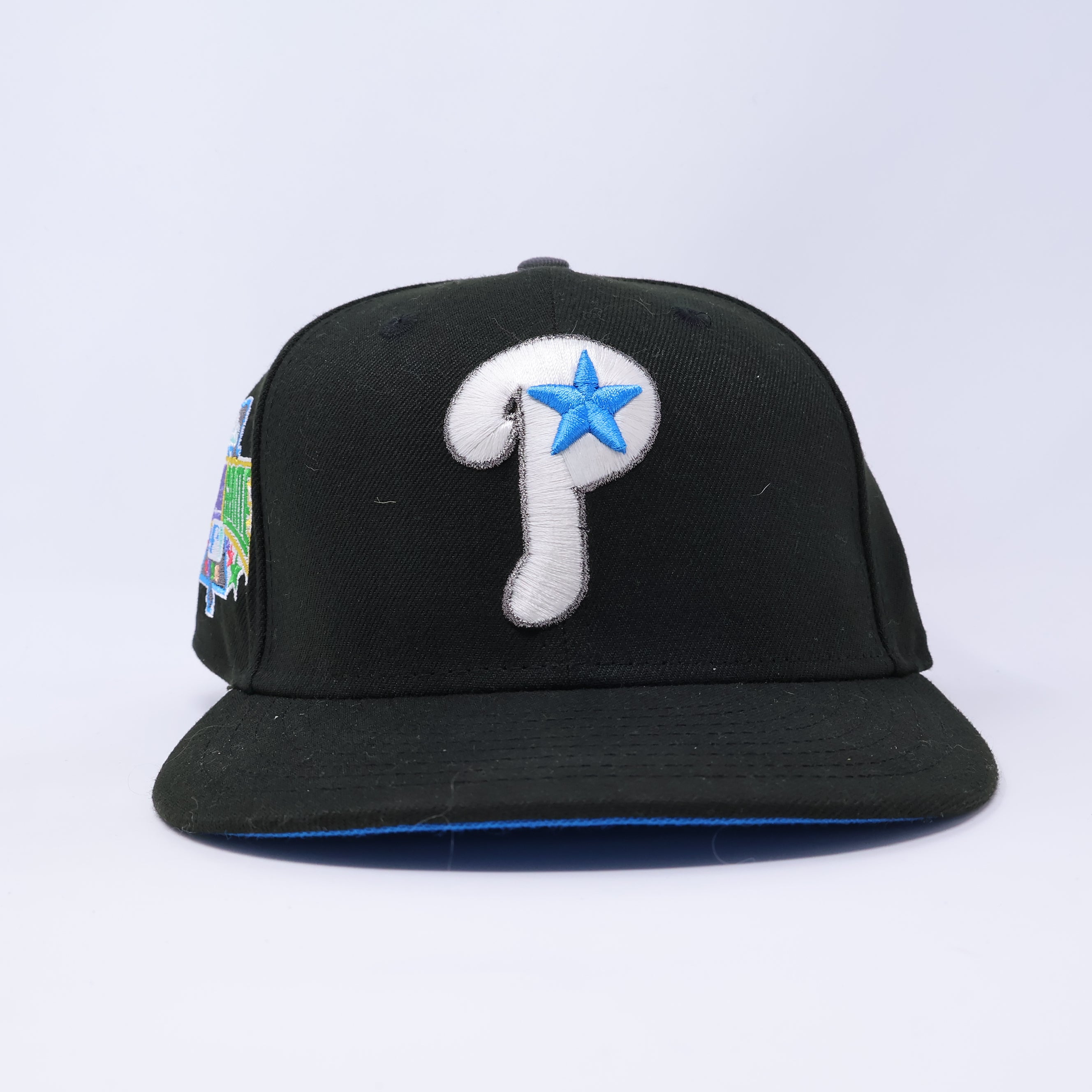 USED 1/4 Black Philadelphia Phillies 1996 All-Star Game 59fifty New Era Fitted Hat Cap