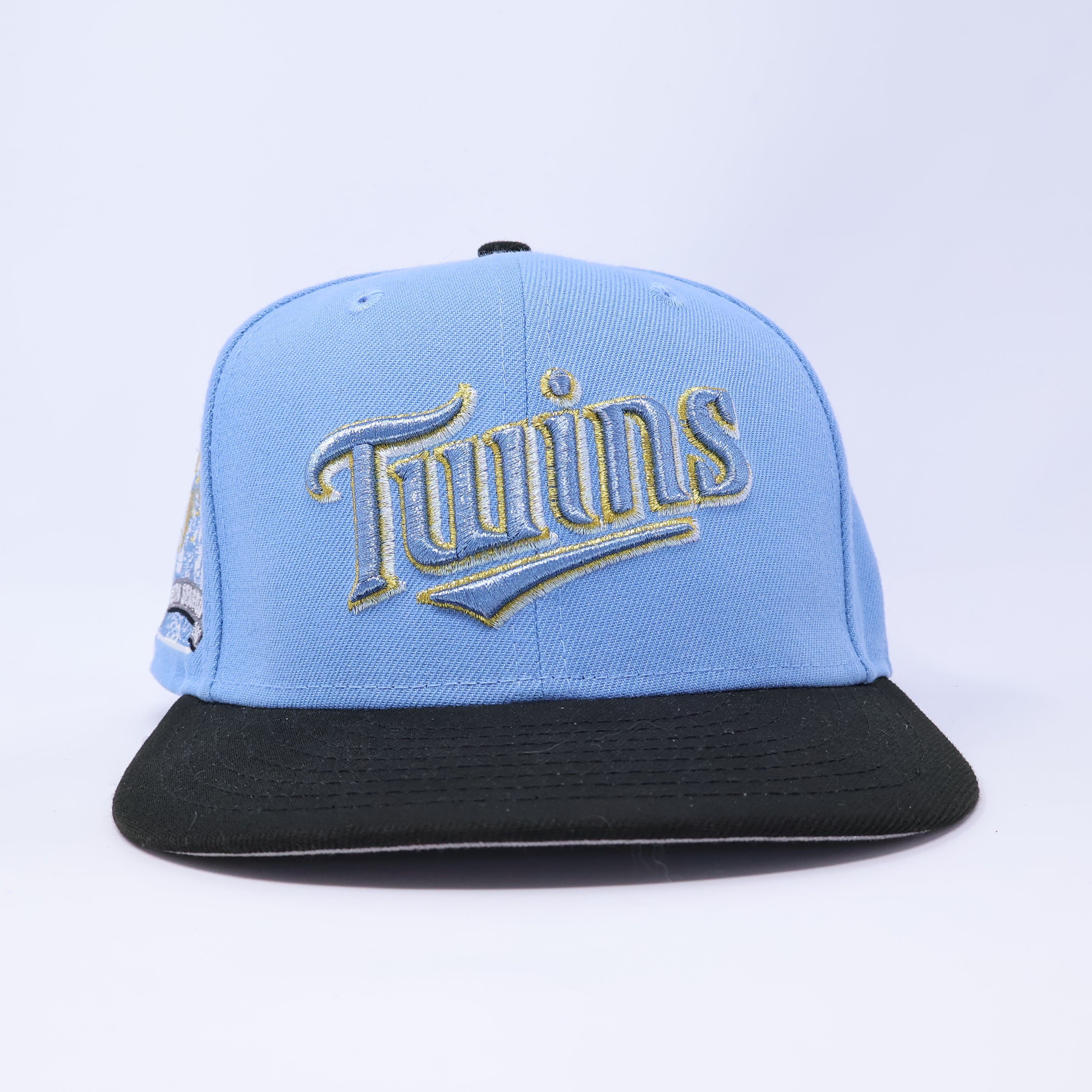 USED 3/8 Blue Minnesota Twins 40th Season 59fifty New Era Fitted Hat Cap