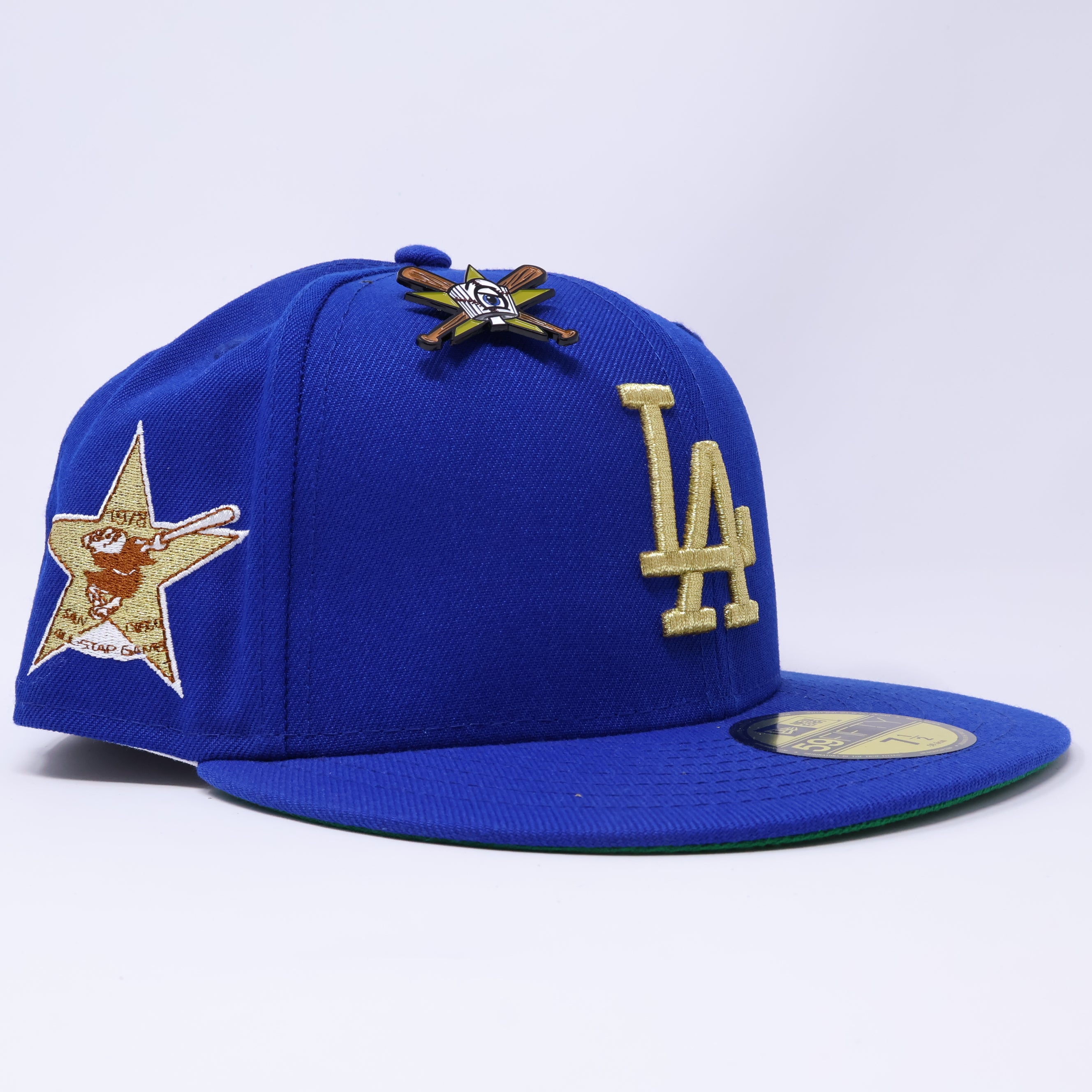 NWT 1/2 Blue Los Angeles Dodgers 1978 All Star Game 59fifty New Era Fitted Hat Cap