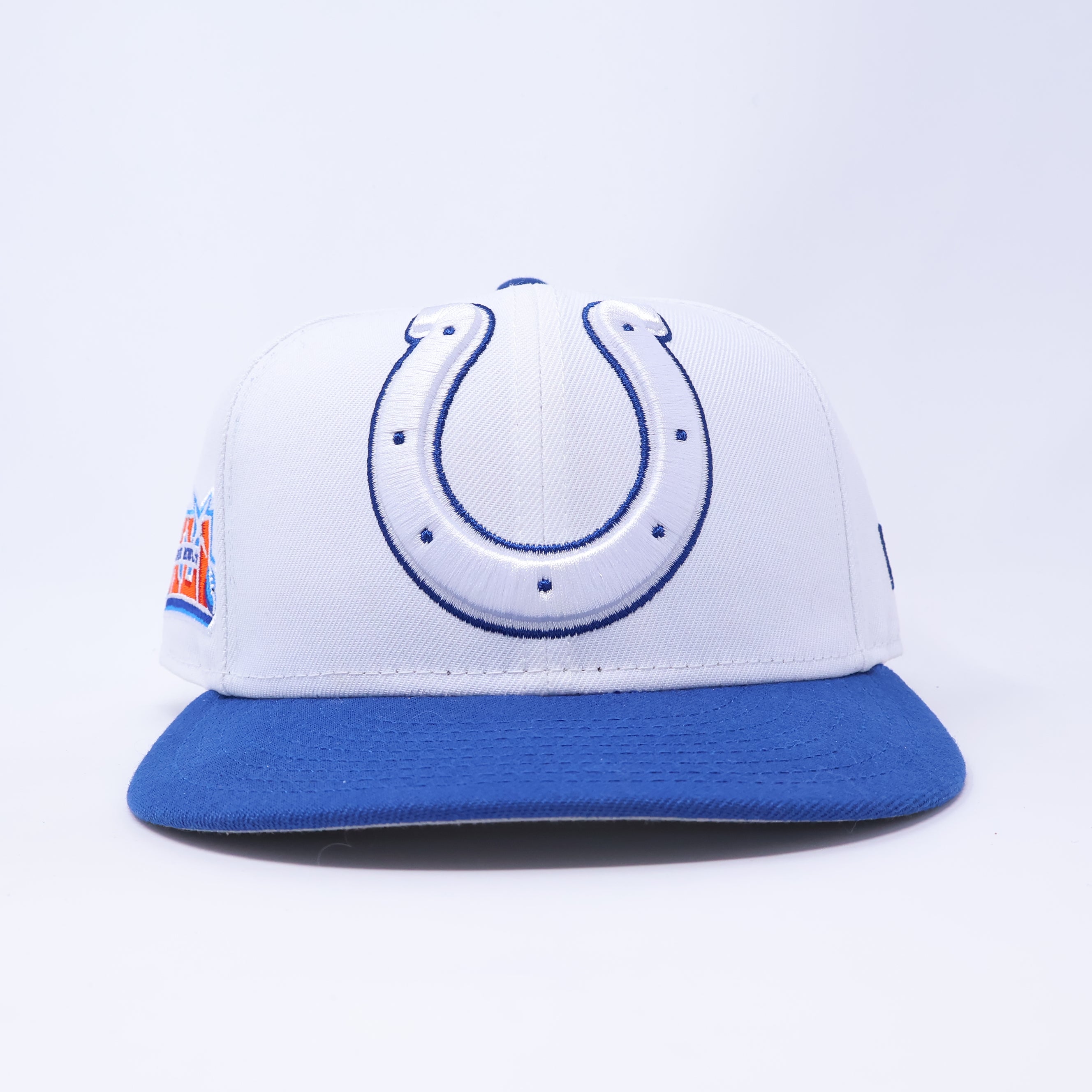USED 1/4 White Indianapolis Colts NFL 59fifty New Era Fitted Hat Cap