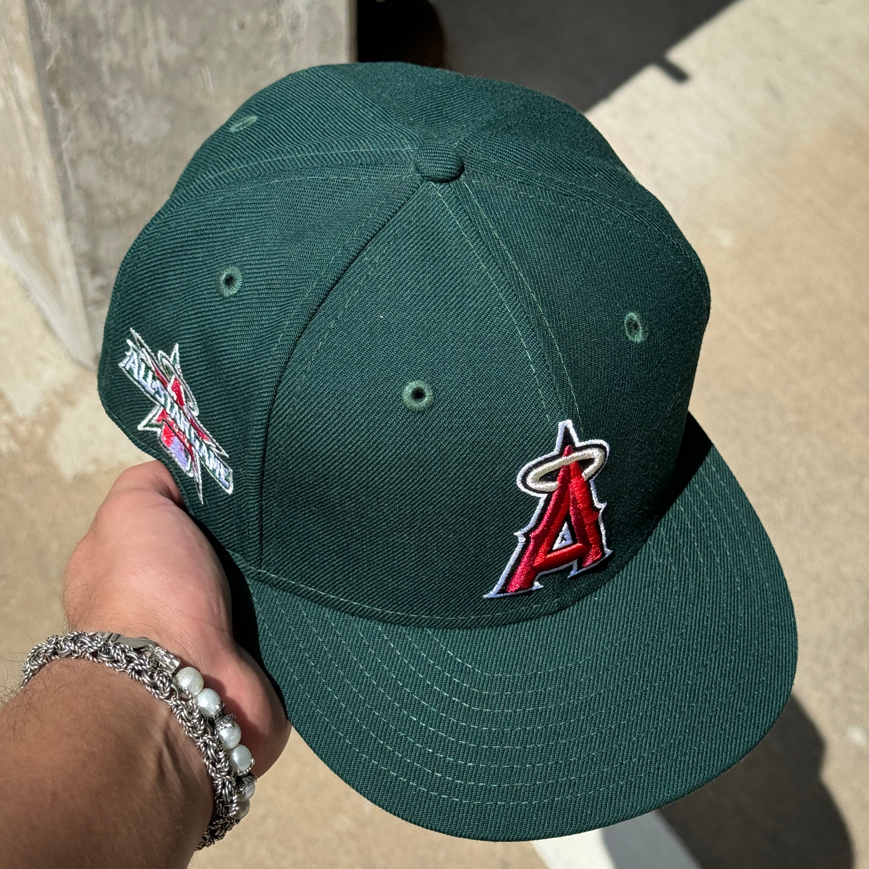 USED 3/4 Green California Angels 2010 All Star Game 59fifty New Era Fitted Hat Cap