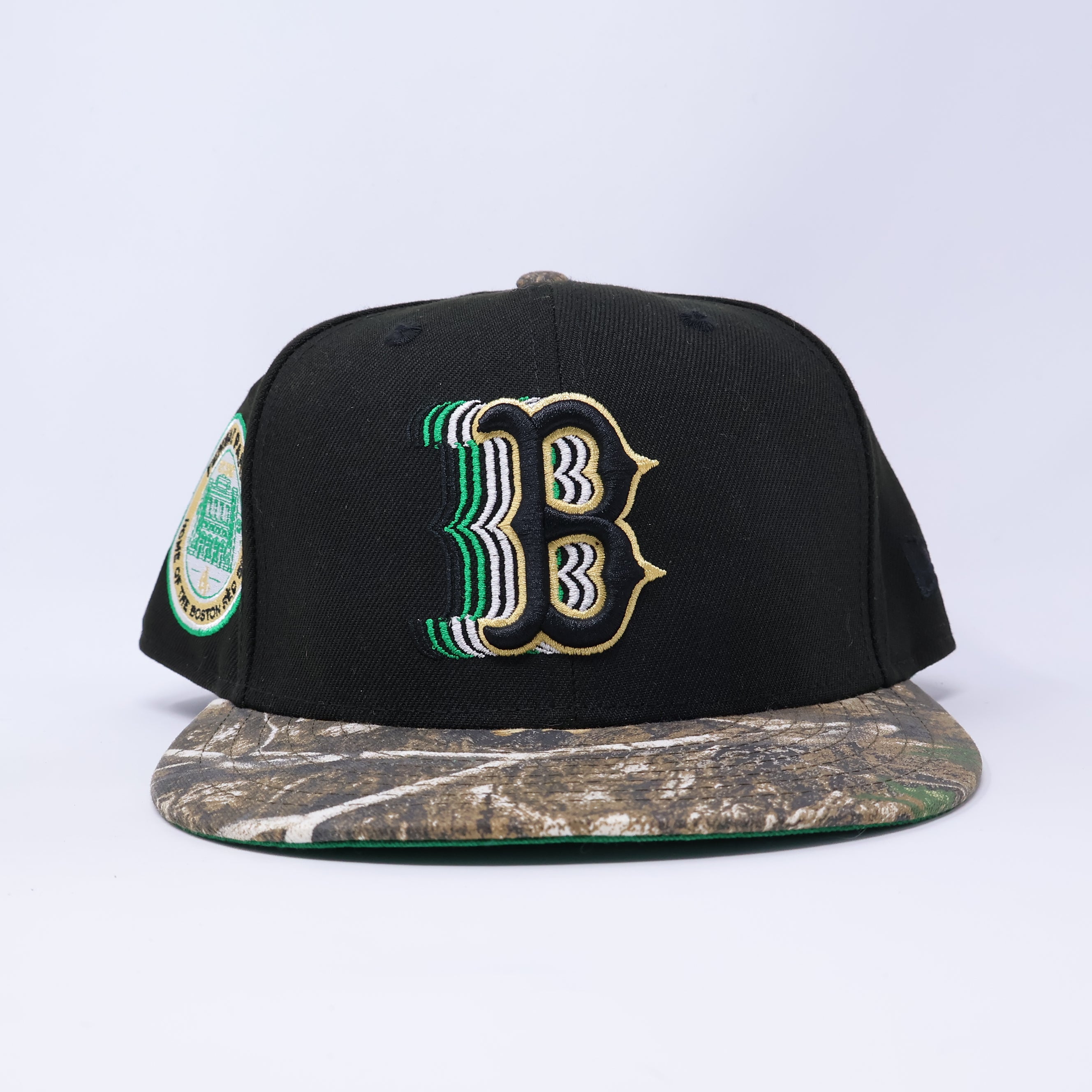 USED 3/4 Black Boston Red Sox Fenway Park 59fifty New Era Fitted Hat Cap