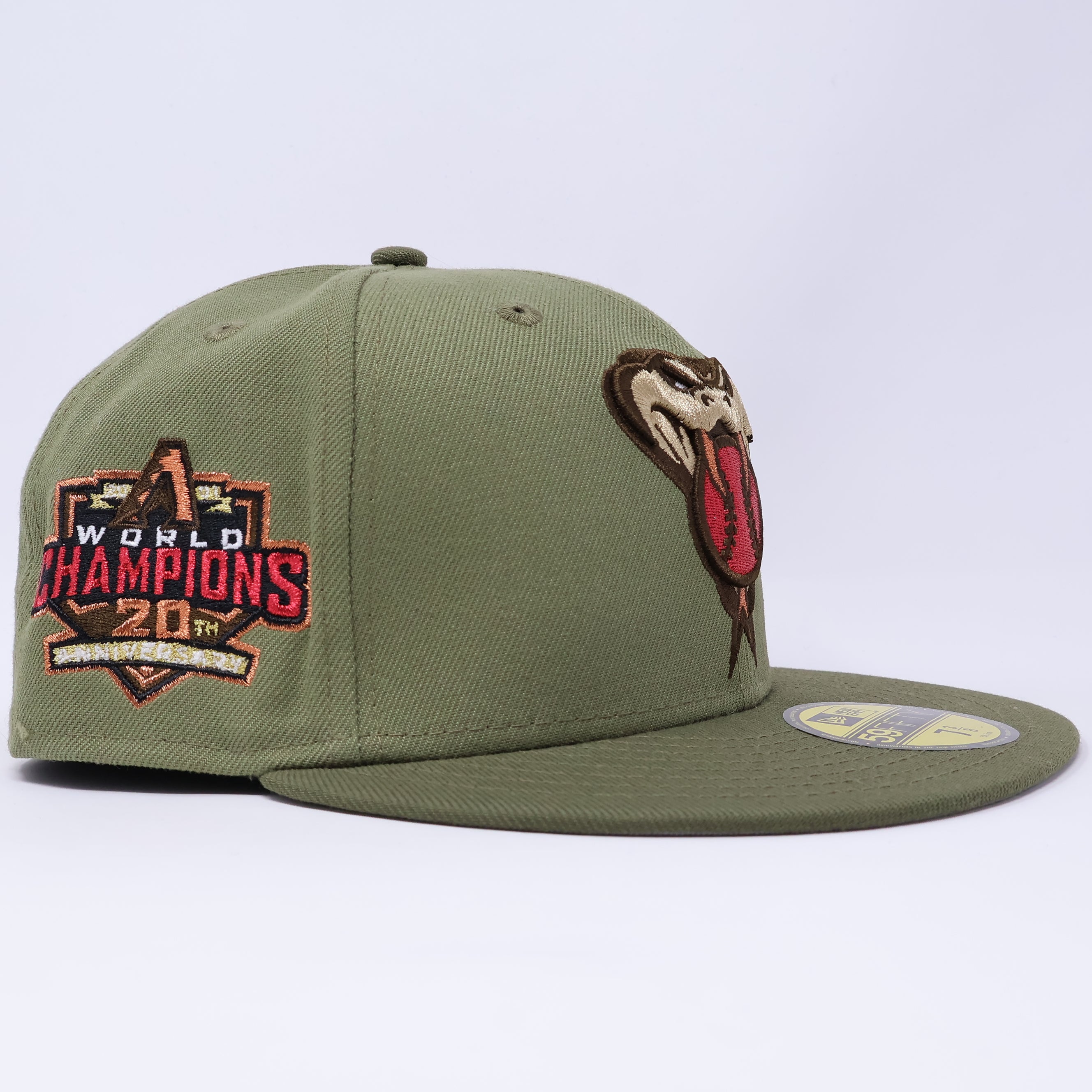 NWT 3/8 Green Arizona Diamondbacks 20th Anniversary 59fifty New Era Fitted Hat Cap