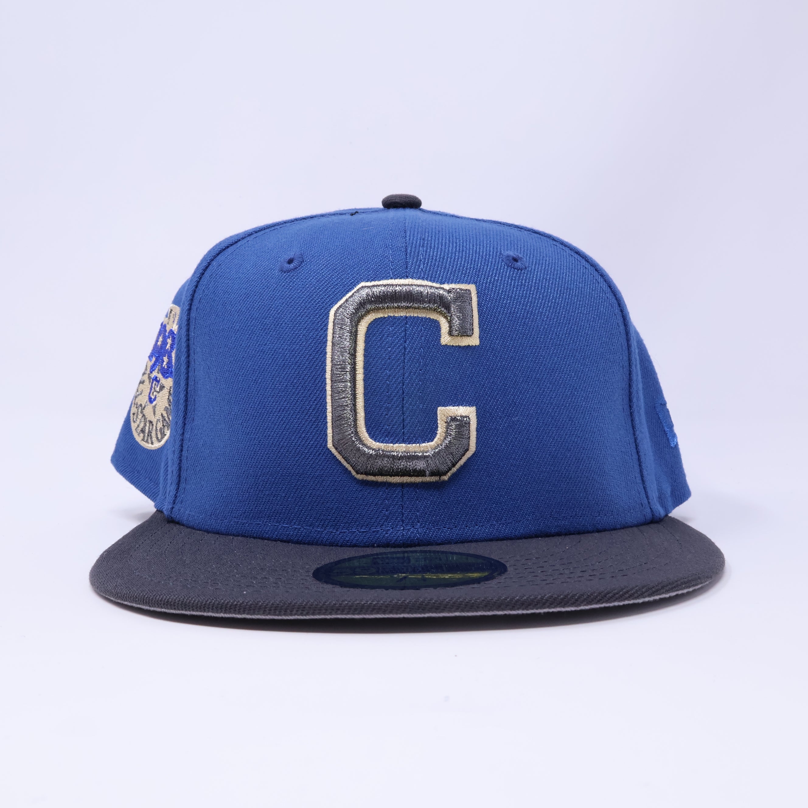 NWT 1/4 Blue Cleveland Indians 1981 All Star Game 59fifty New Era Fitted Hat Cap