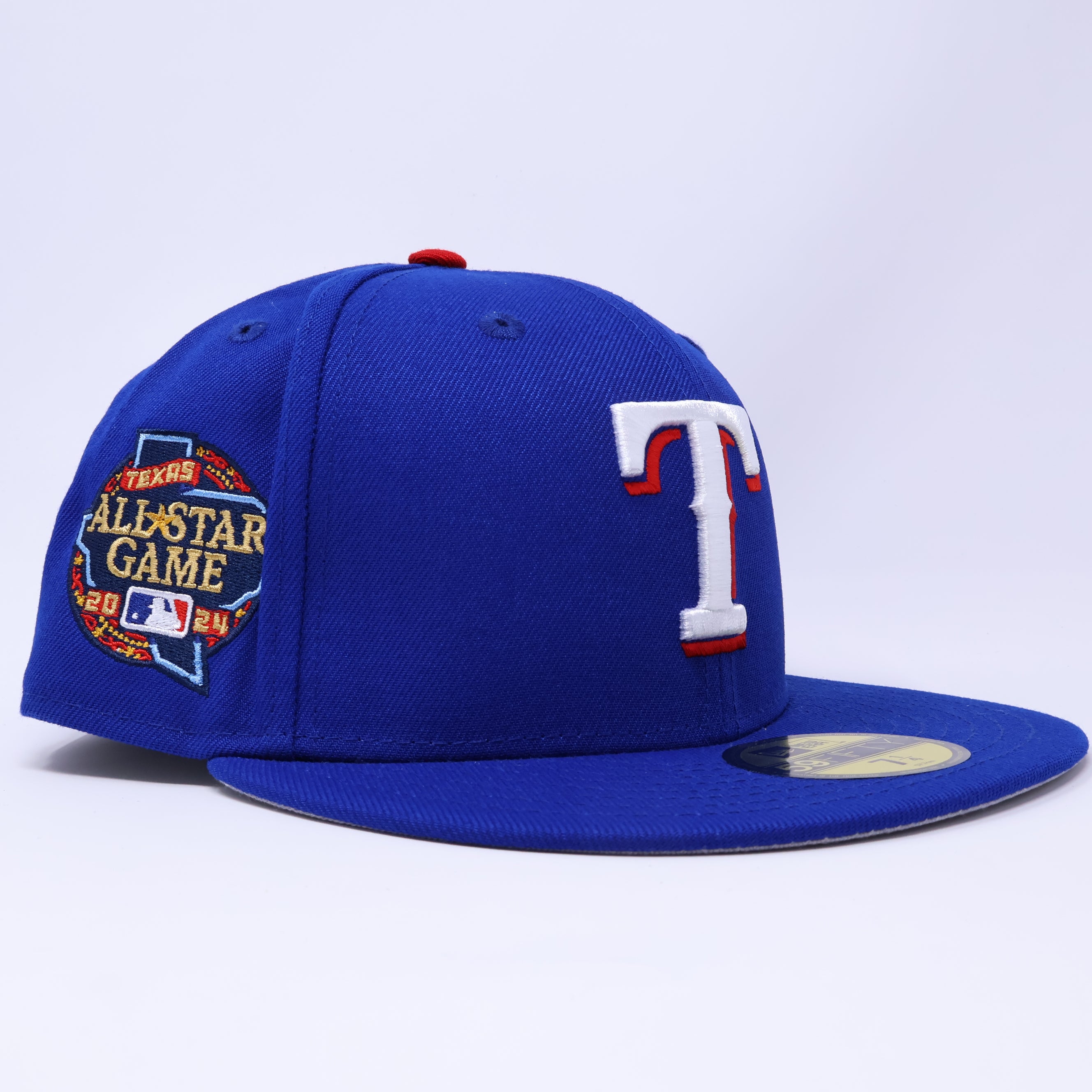 NWT 1/4 Blue Dallas Texas Rangers 2024 All Star Game 59fifty New Era Fitted Hat Cap