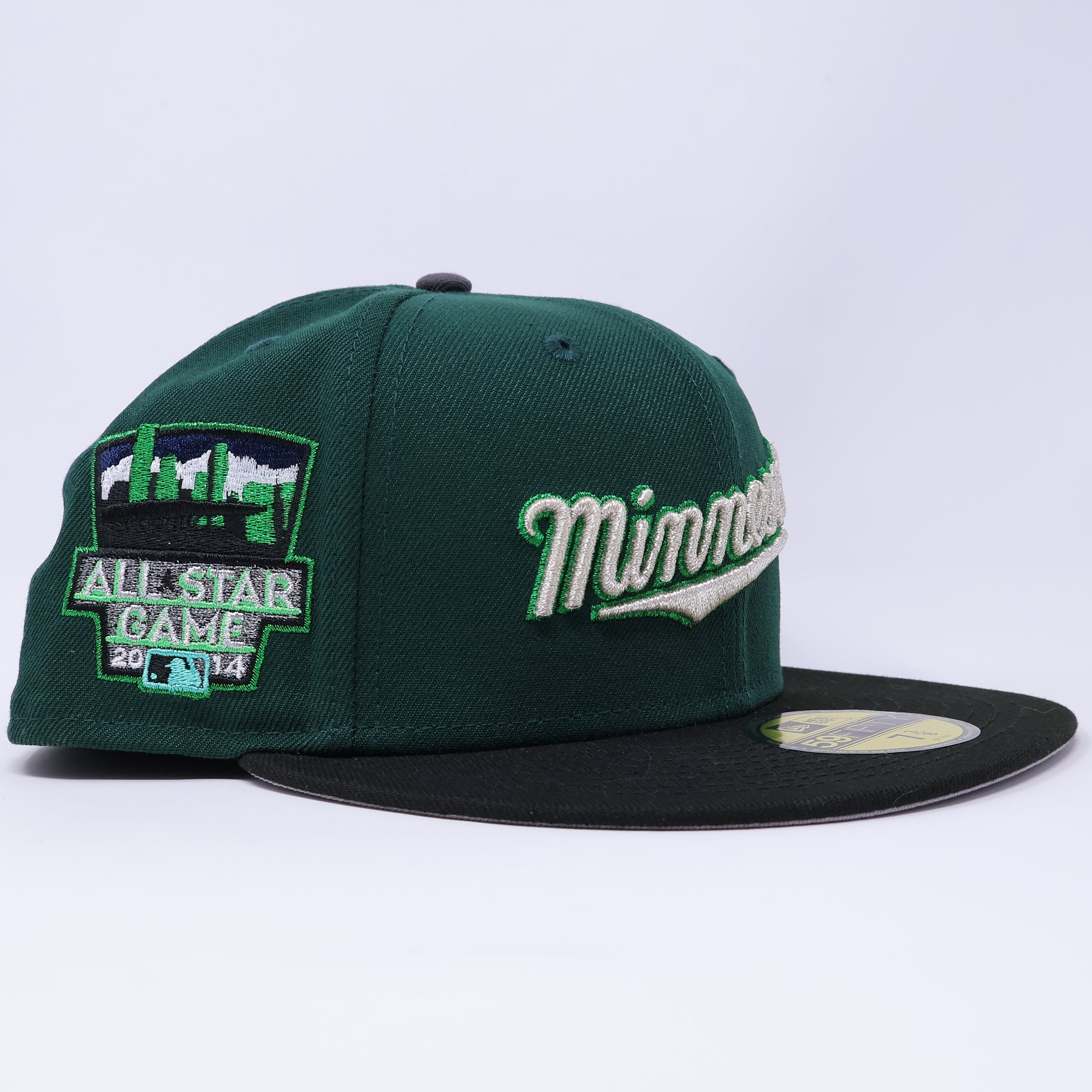 NWT 3/8 Green Minnesota Twins 2014 All-Star Game 59fifty New Era Fitted Hat Cap