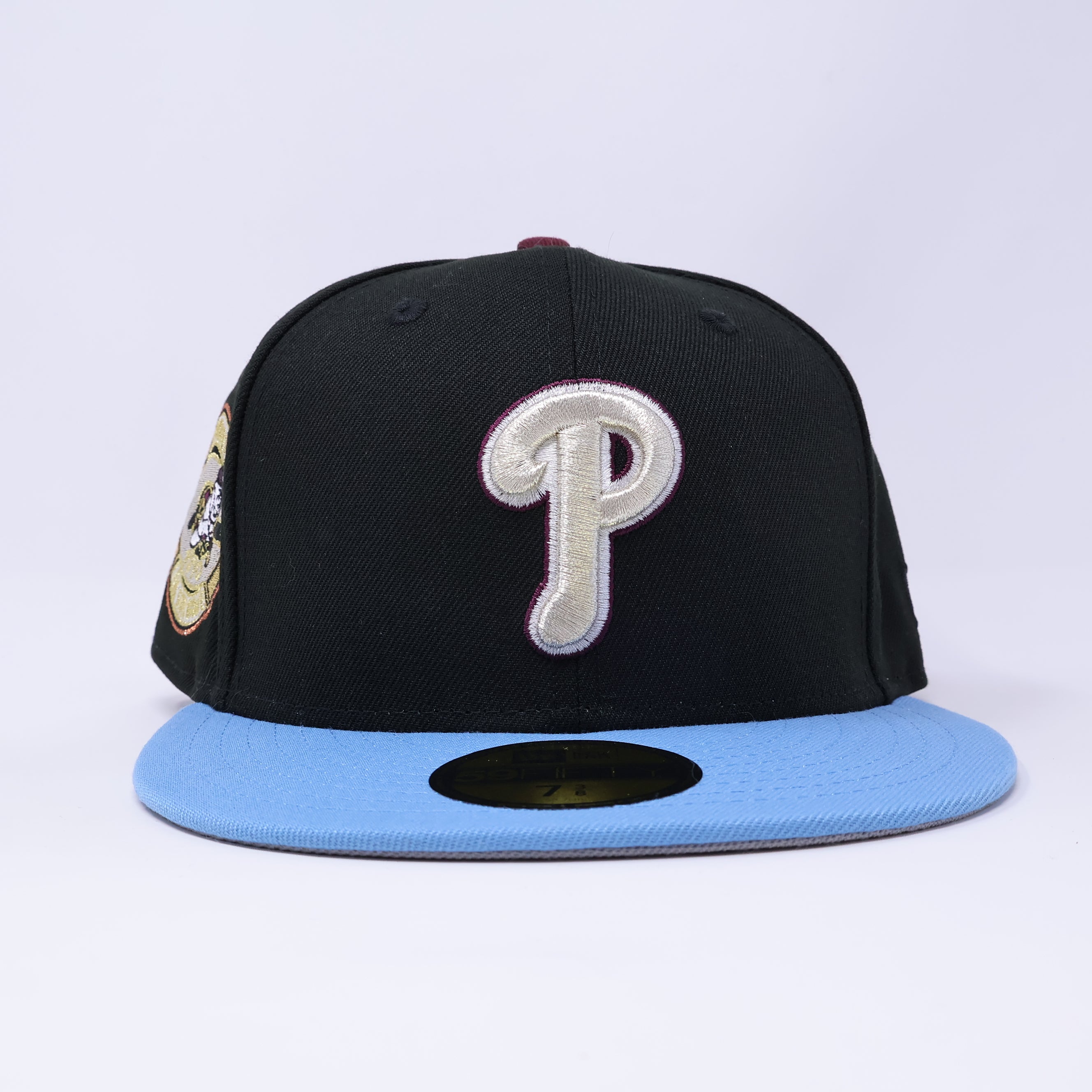 NWT 3/8 Black Philadelphia Phillies 1970 All-Star Game 59fifty New Era Fitted Hat Cap