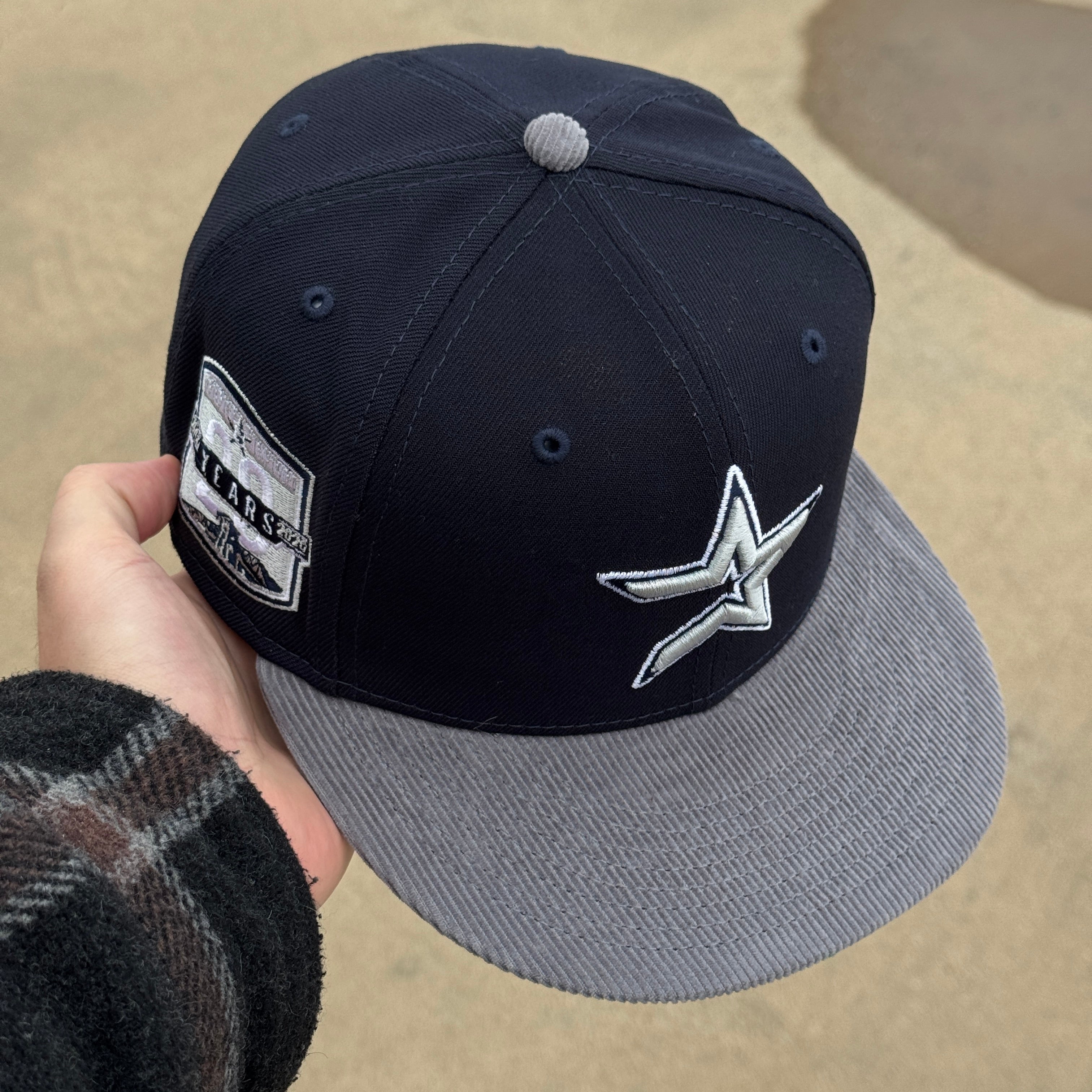 NWT 1/2 Navy Houston Astros 20 Years 59fifty New Era Fitted Hat Cap