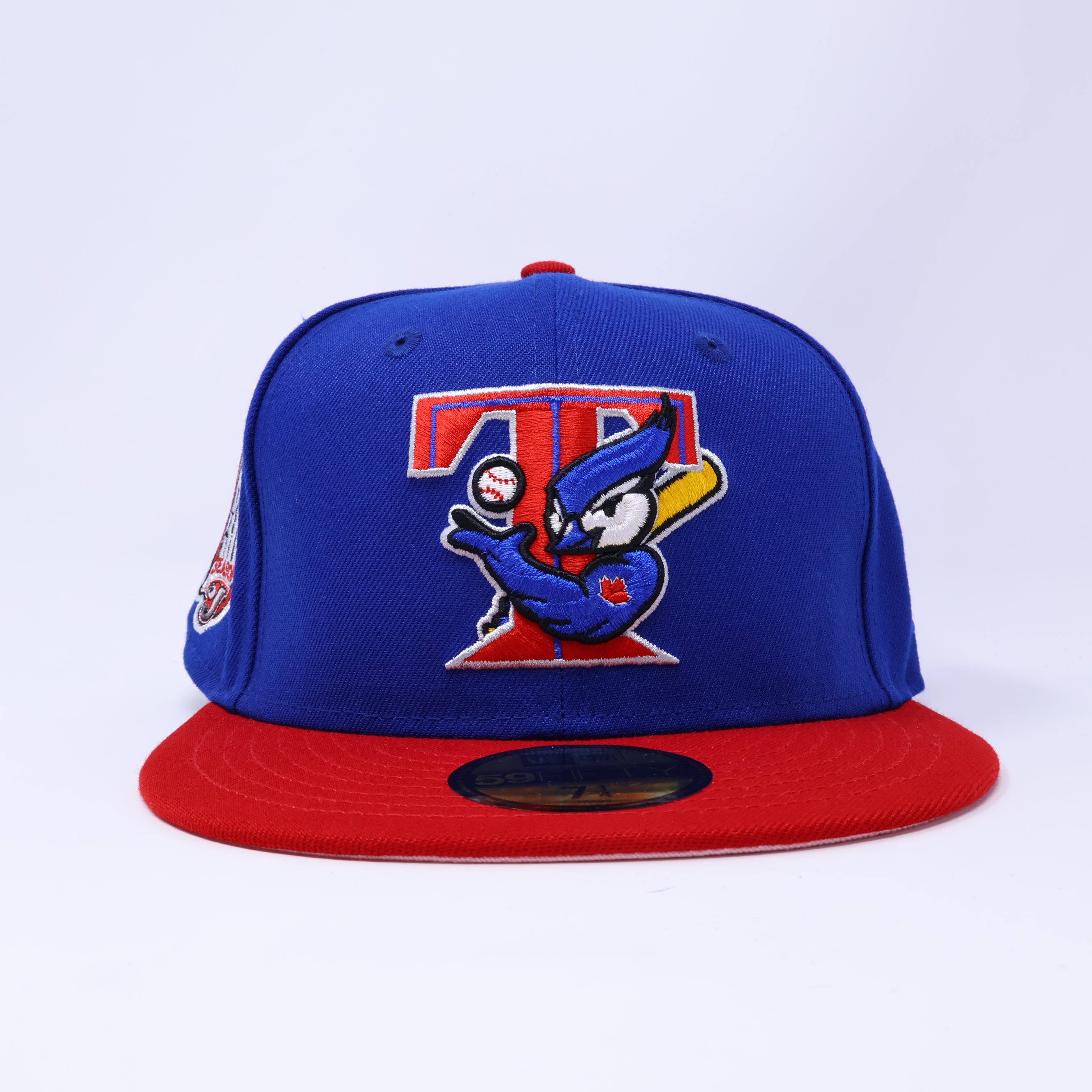 NWT 1/4 Blue Toronto Blue Jays 30th Season 59fifty New Era Fitted Hat Cap
