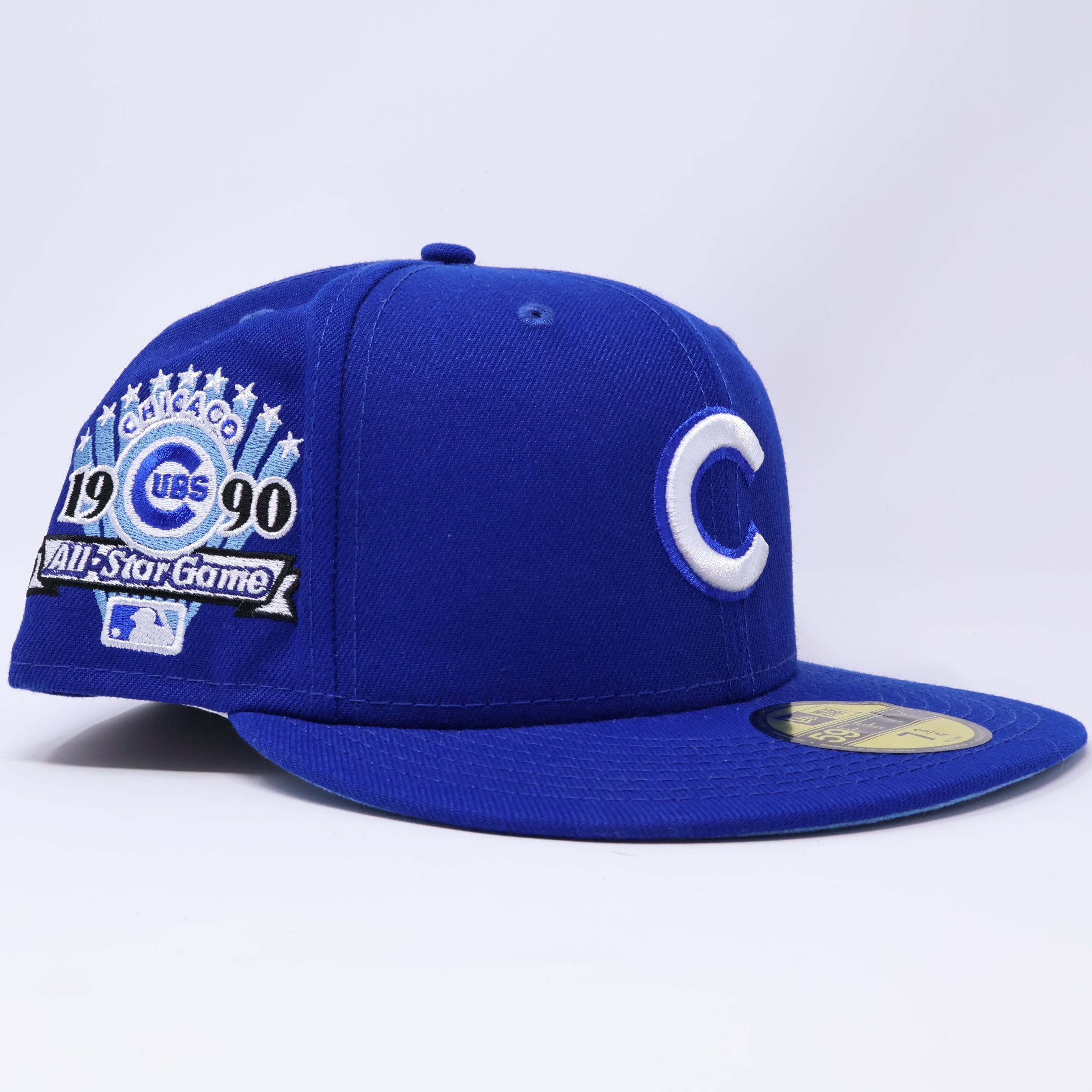 NEW 3/4 Blue Chicago Cubs 1990 All Star Game 59fifty New Era Fitted Hat Cap