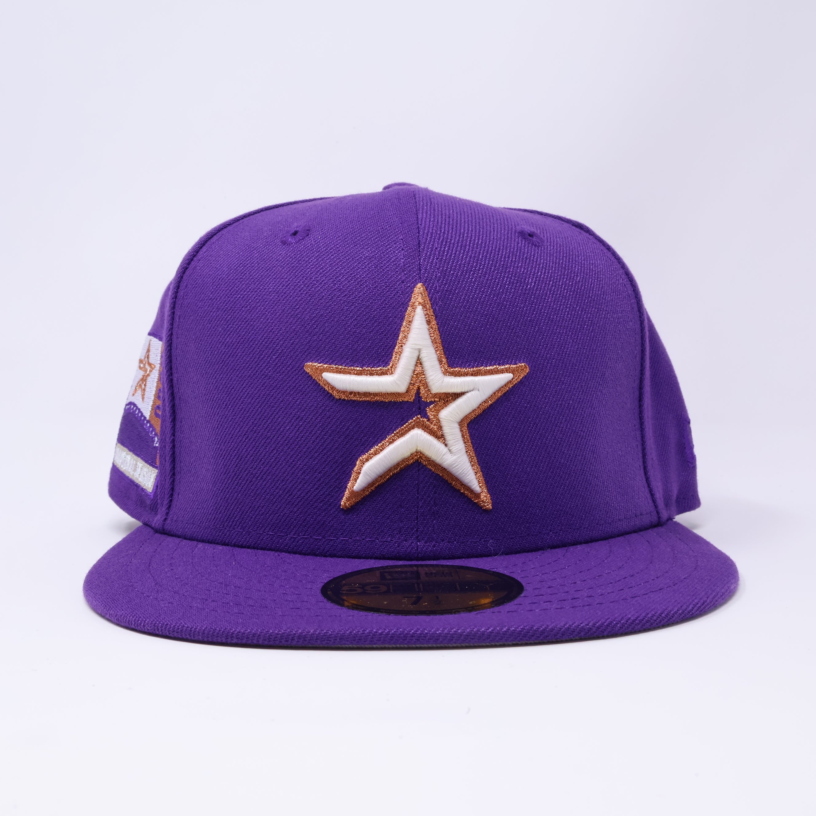 NWT 1/2 Purple Houston Astros 2000 Inaugural Season 59fifty New Era Fitted Hat Cap
