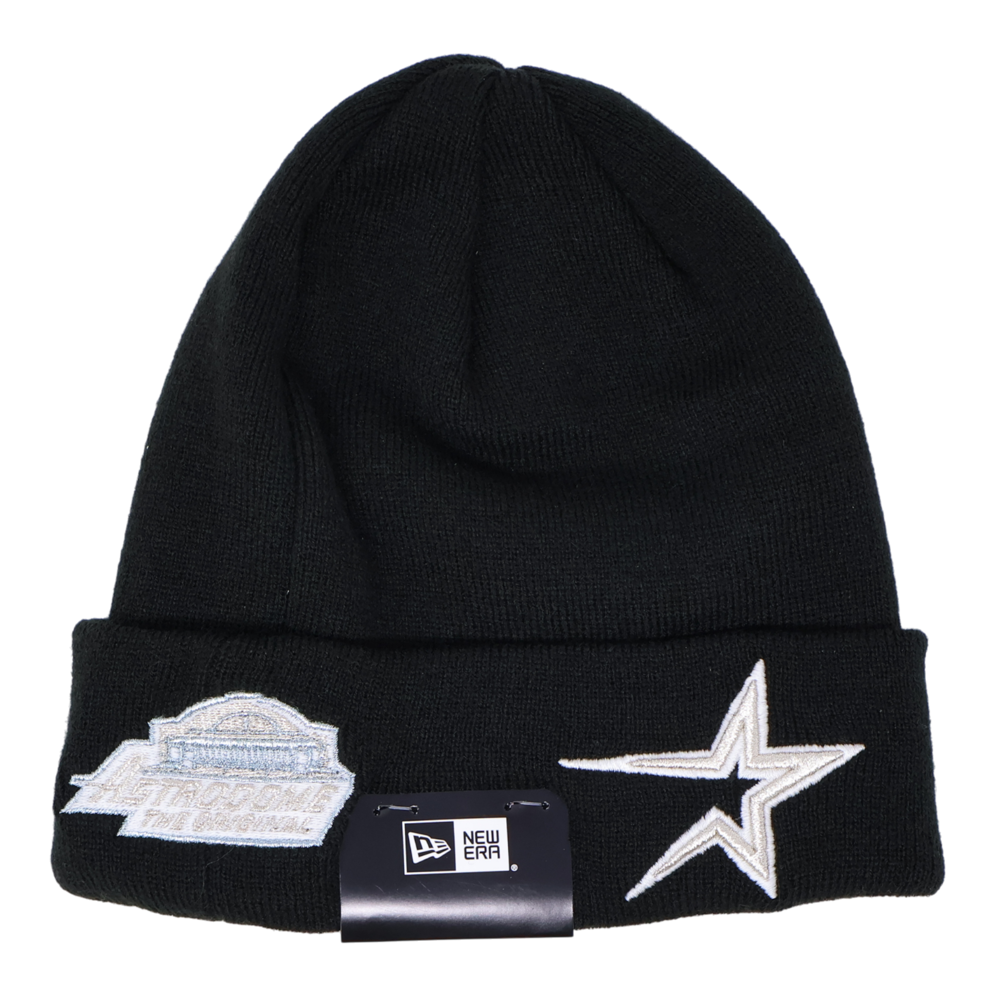 NWT Black Houston Astros The Astrodome New Era Beanie Warm Knit