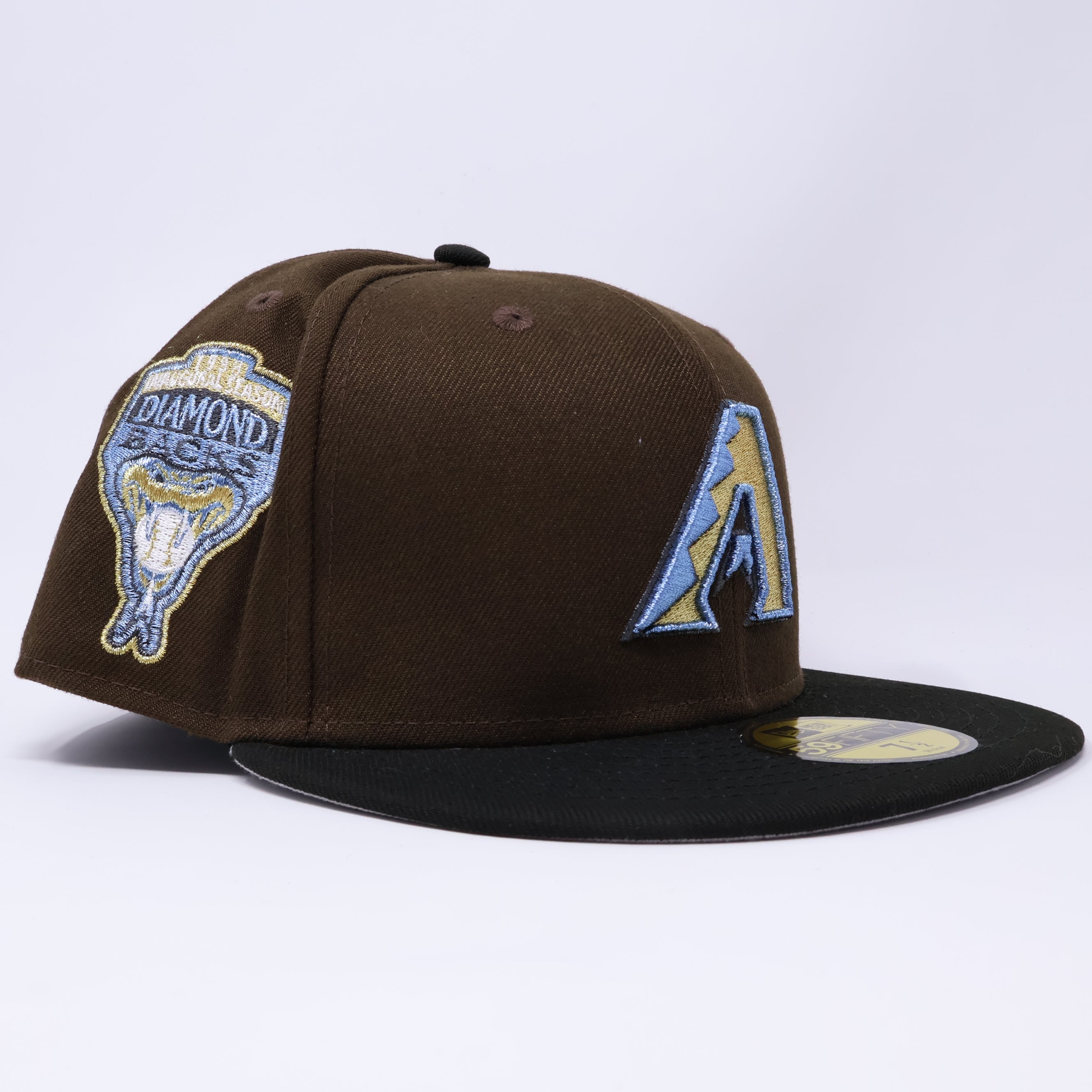 NWT 1/2 Brown Arizona Diamondbacks 1998 Inaugural 59fifty New Era Fitted Hat Cap