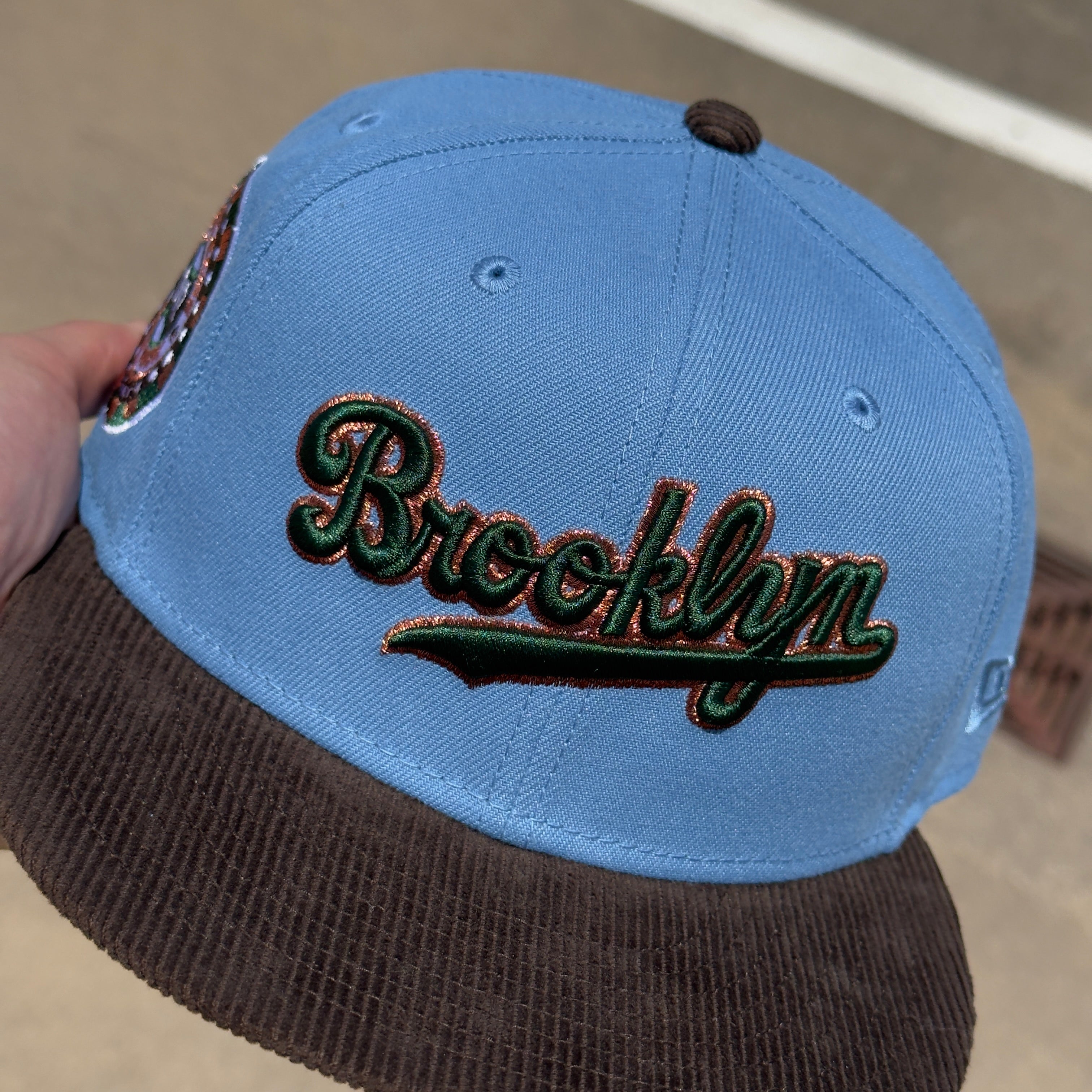 NEW 5/8 Blue Brooklyn Dodgers 1942 ASG Poker Chip 59fifty New Era Fitted Hat Cap