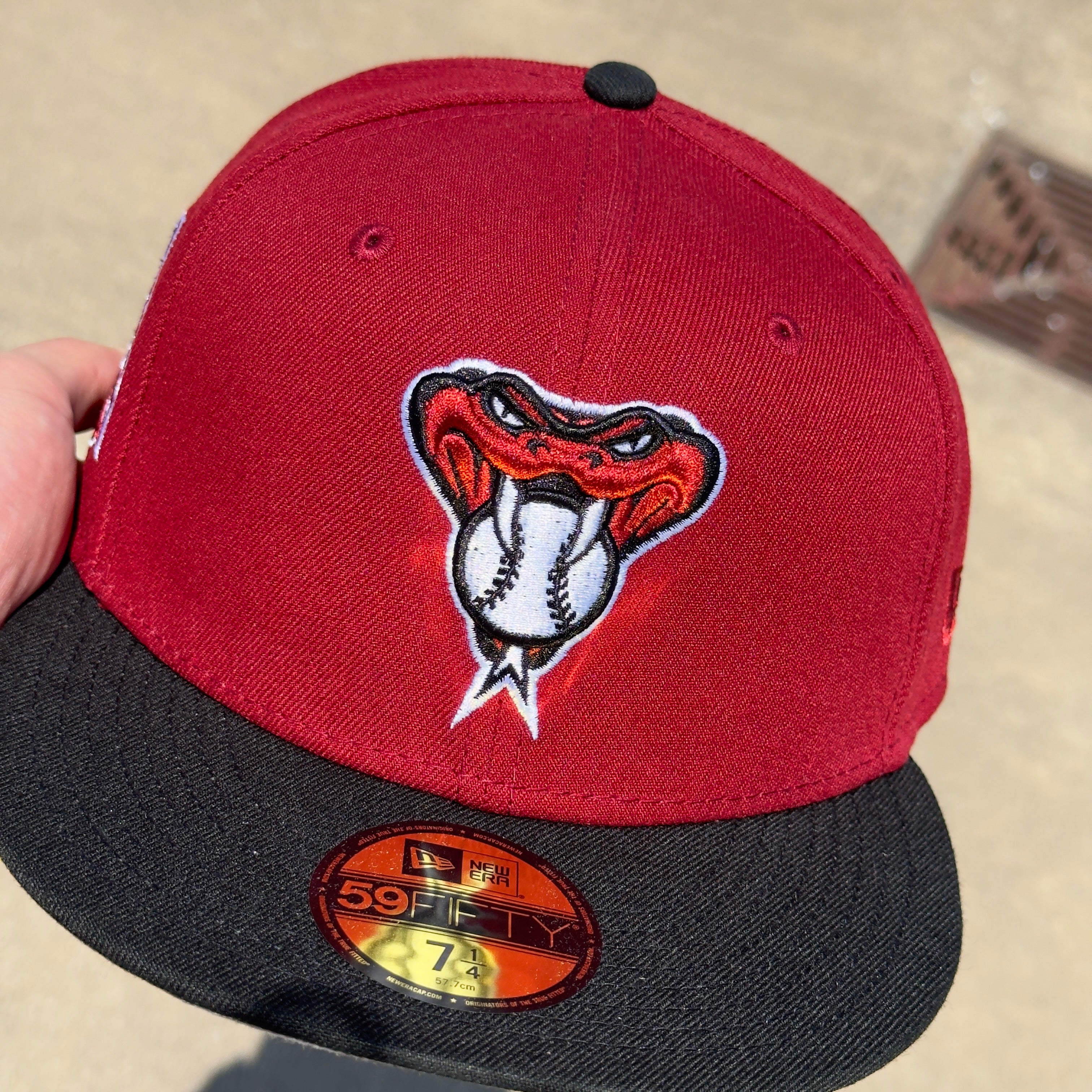 NEW Brick Red Arizona Diamondbacks 20th Anniversary 59fifty New Era Fitted Hat Cap