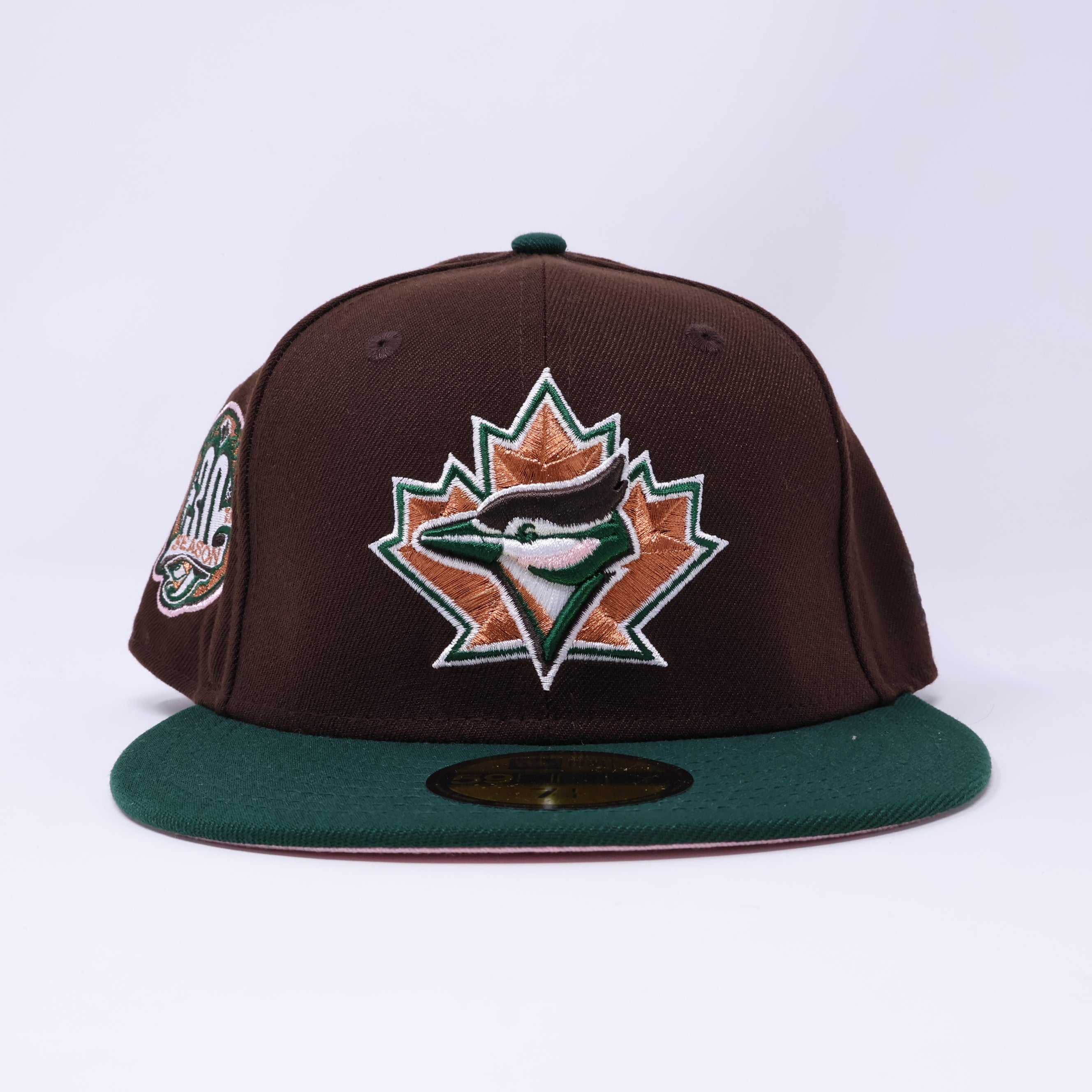 NWT 1/4 Brown Toronto Blue Jays 30th Season 59fifty New Era Fitted Hat Cap