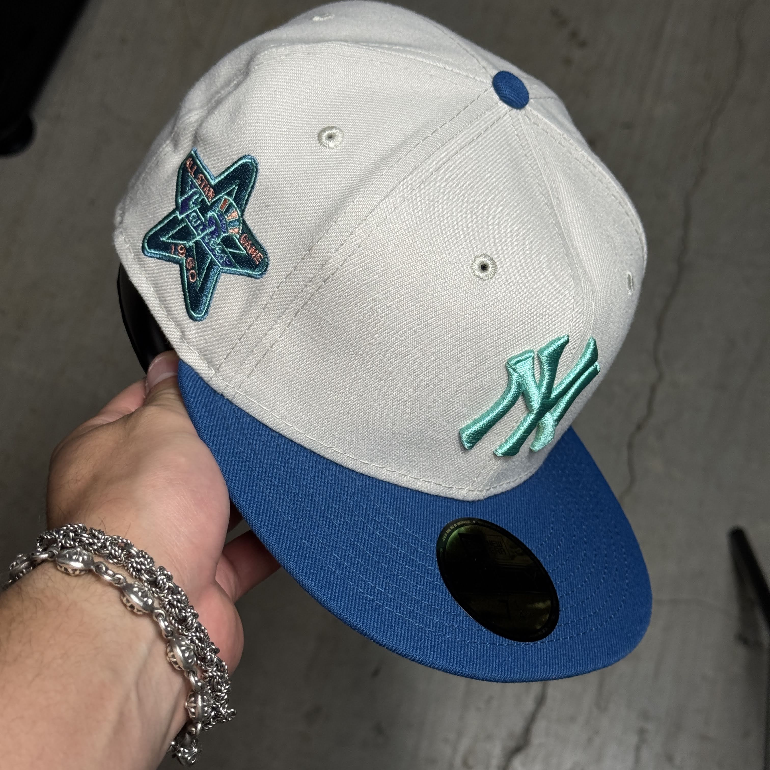 NWT Stone New York Yankees All Star Game 59fifty New Era Fitted Hat Cap