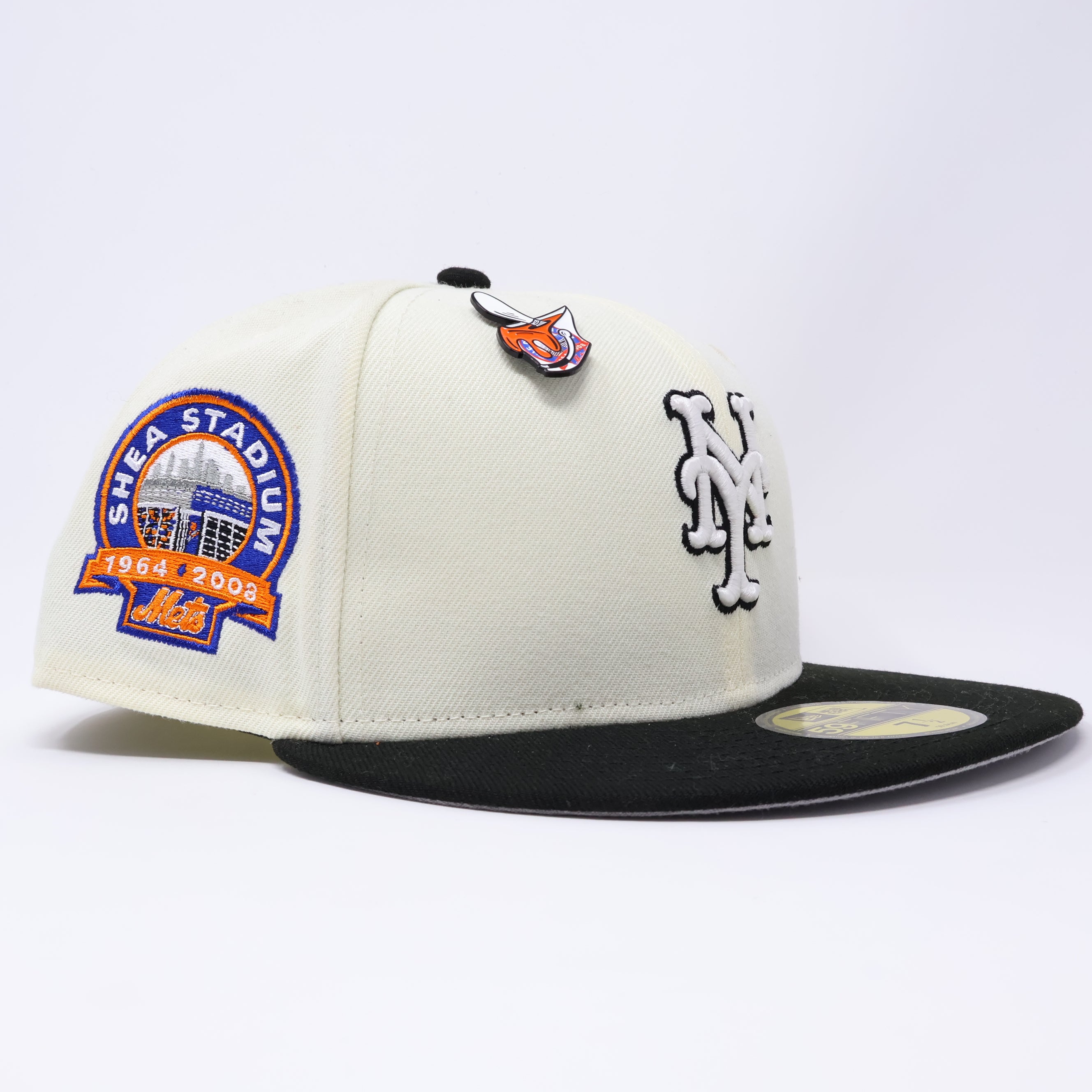 NWT Chrome New York Mets Shea Stadium 59fifty New Era Fitted Hat Cap