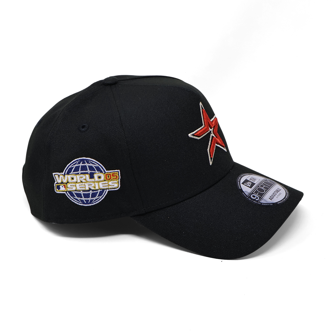 NWT Black Houston Astros 2005 World Series New Era 9Forty Adjustable Hat