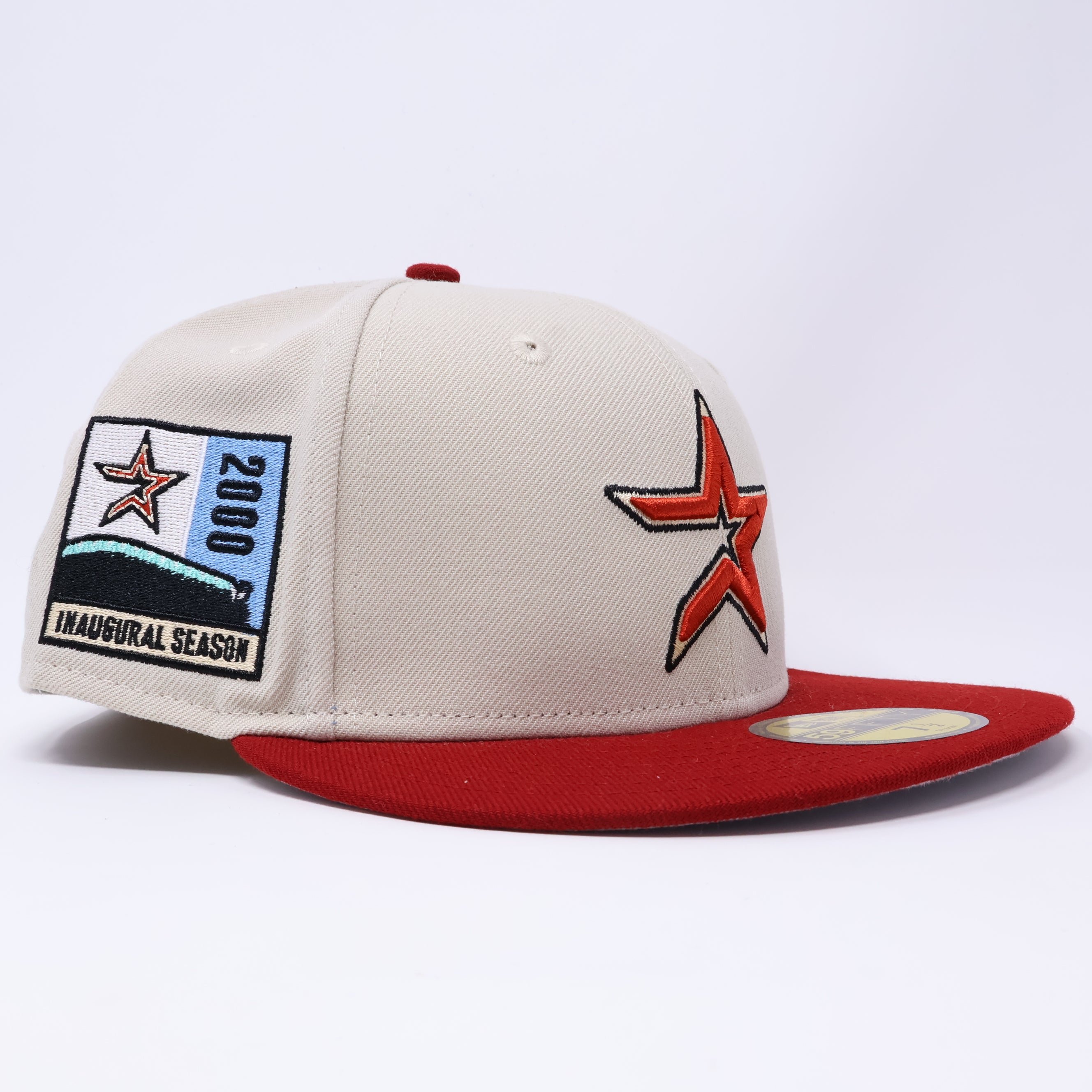 1/2 NEW Stone Houston Astros 2000 Inaugural Season Hatclub 59fifty New Era Fitted Hat Cap