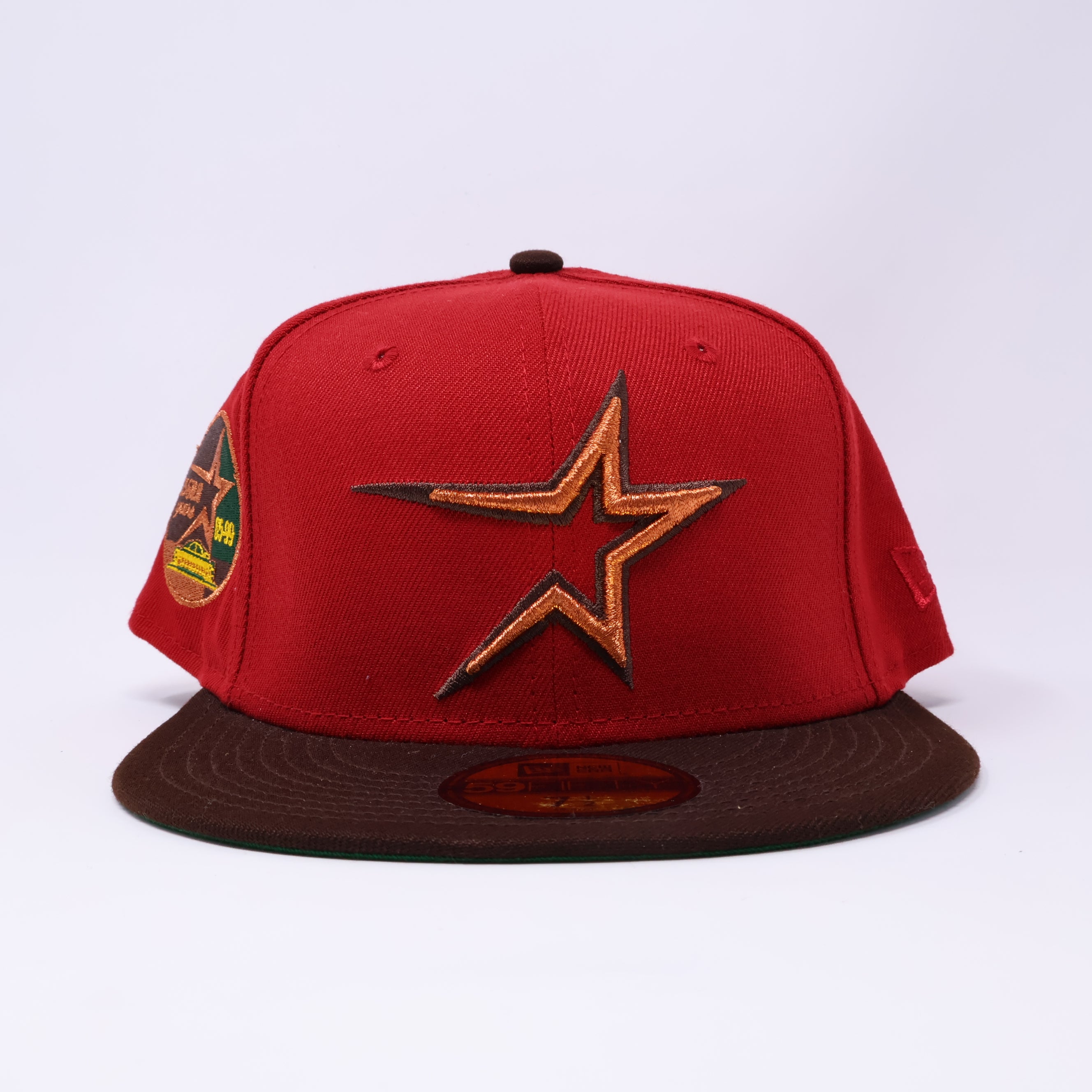 NWT 1/2 Red Houston Astros 35 Great Years 59fifty New Era Fitted Hat Cap