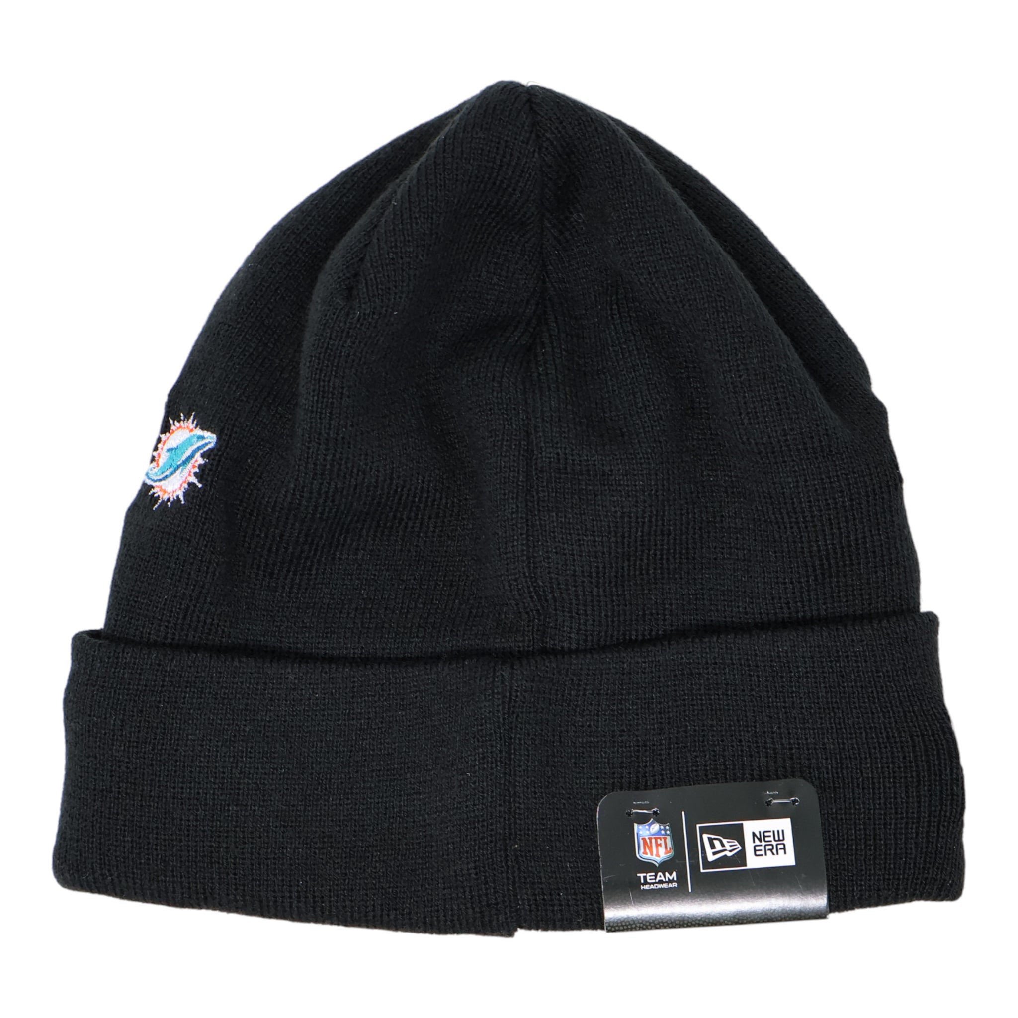 NWT NFL Logos Black Beanie New Era Unisex Mens Womens Ski Cap Warm Knit