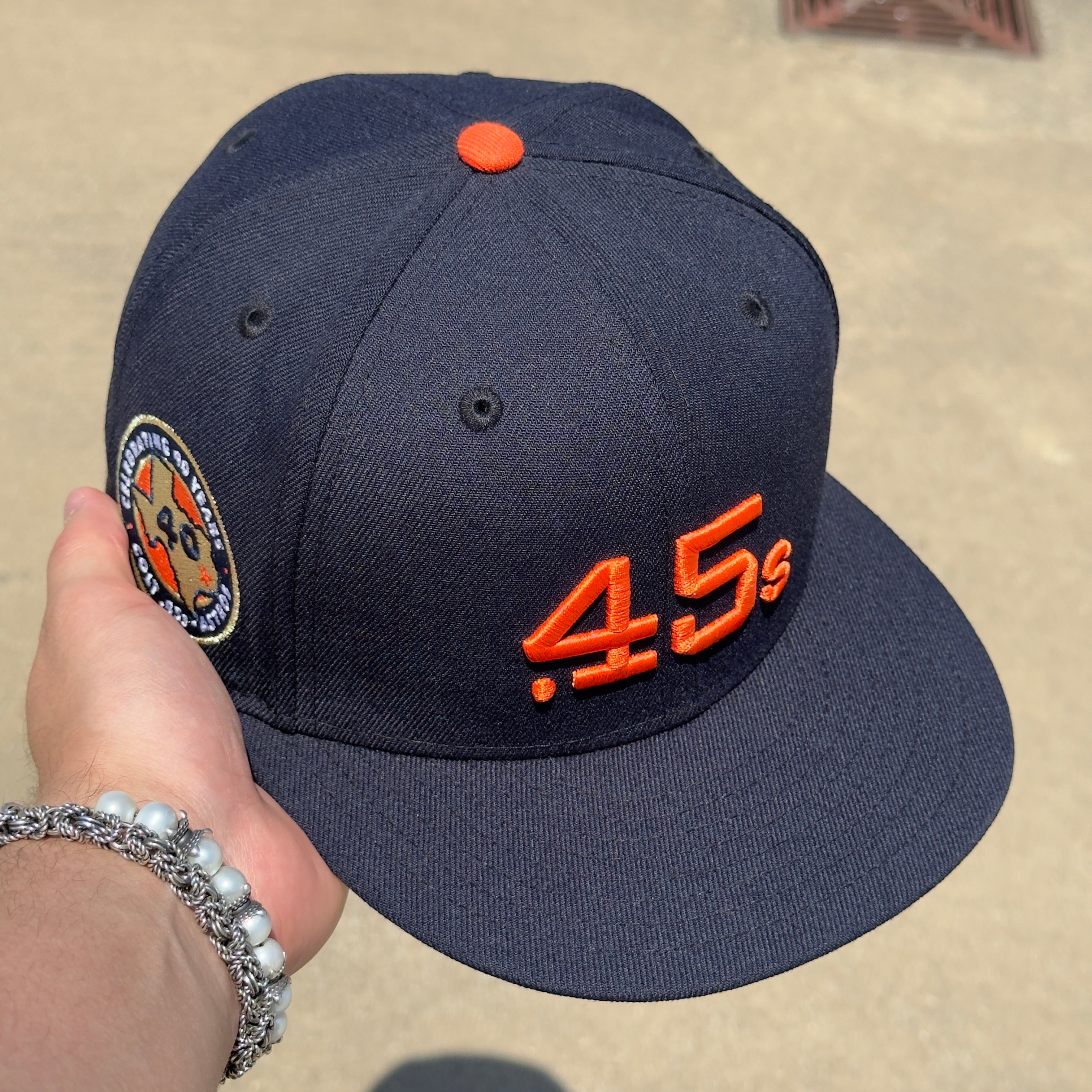 1/2 NEW Dark Navy Houston Astros Colt 45 40 Years Hatclub 59fifty New Era Fitted Hat Cap