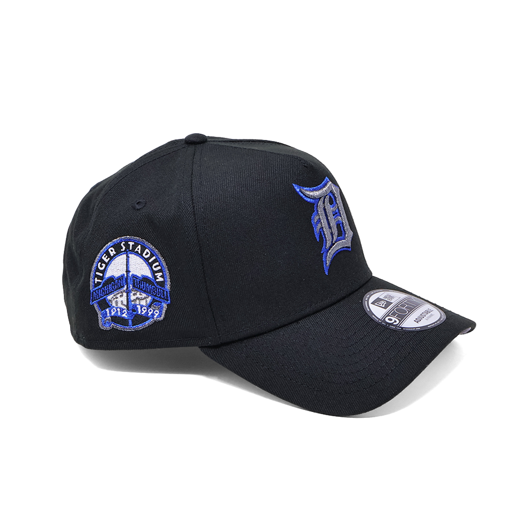 NWT Black Detroit Tigers Michigan Trumbull 9Forty A-Frame New Era Adjustable Snapback Hat 5 Panel